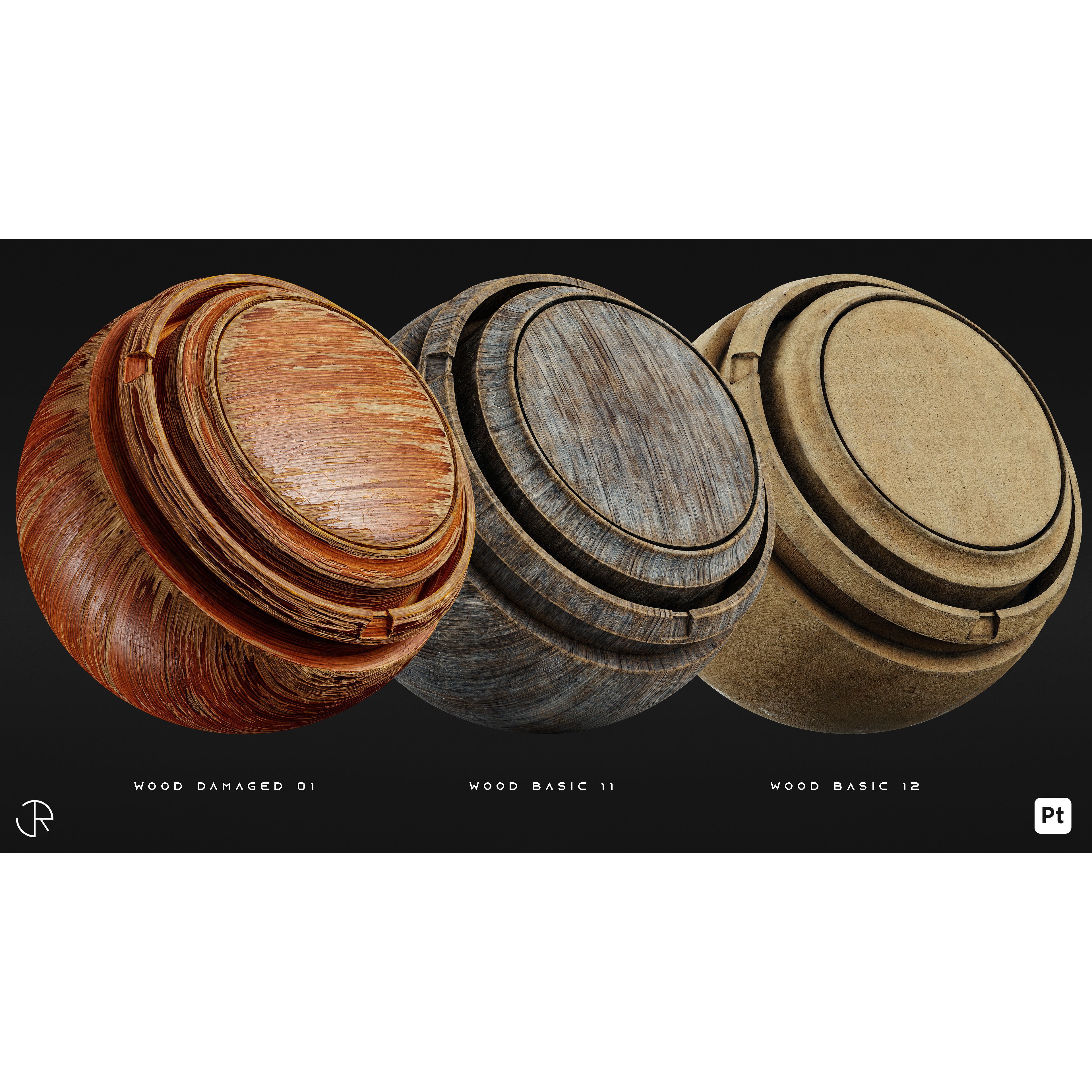 Ultimate Wood Smart Materials - PBR Textures 3D Model - View 17
