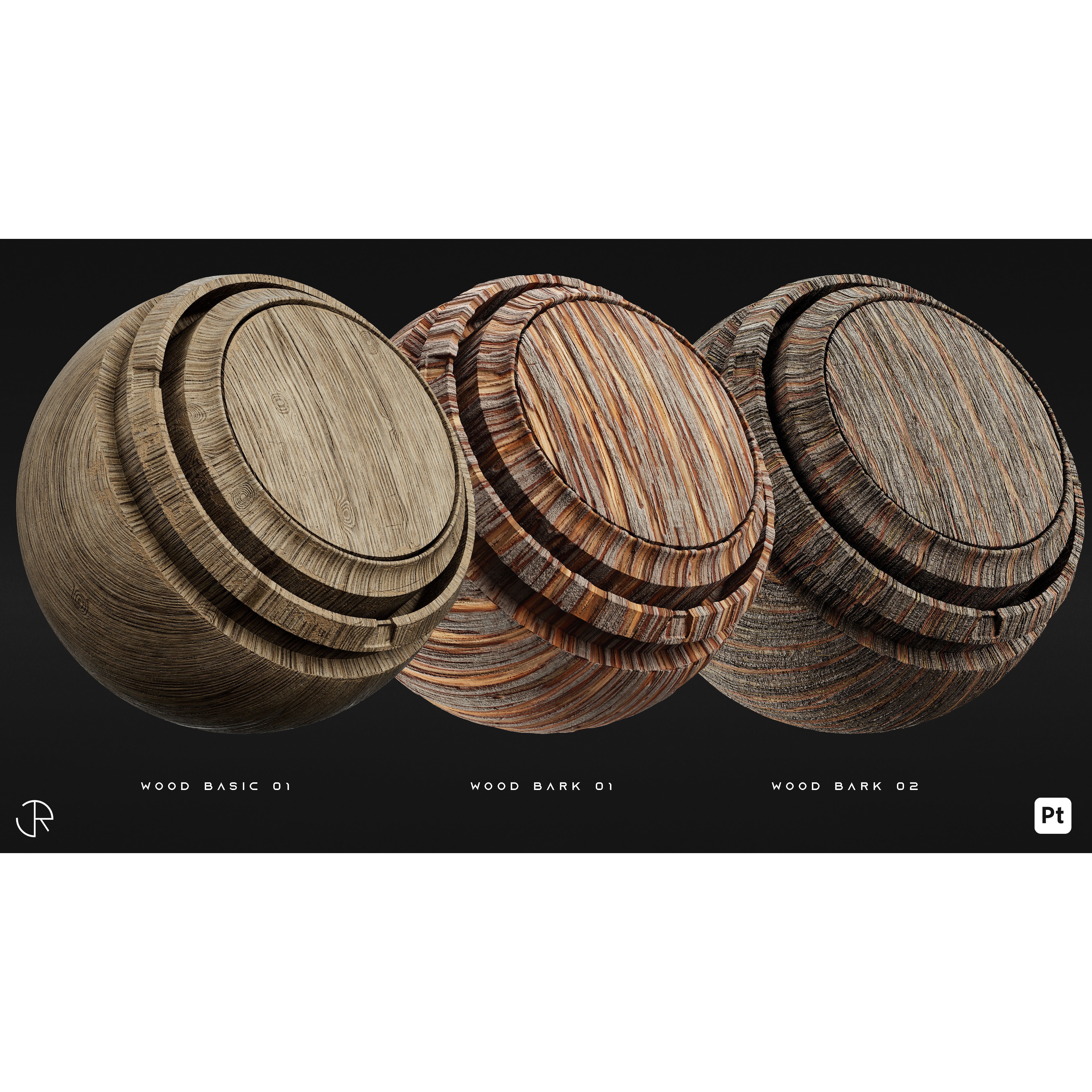 Ultimate Wood Smart Materials - PBR Textures 3D Model - View 21
