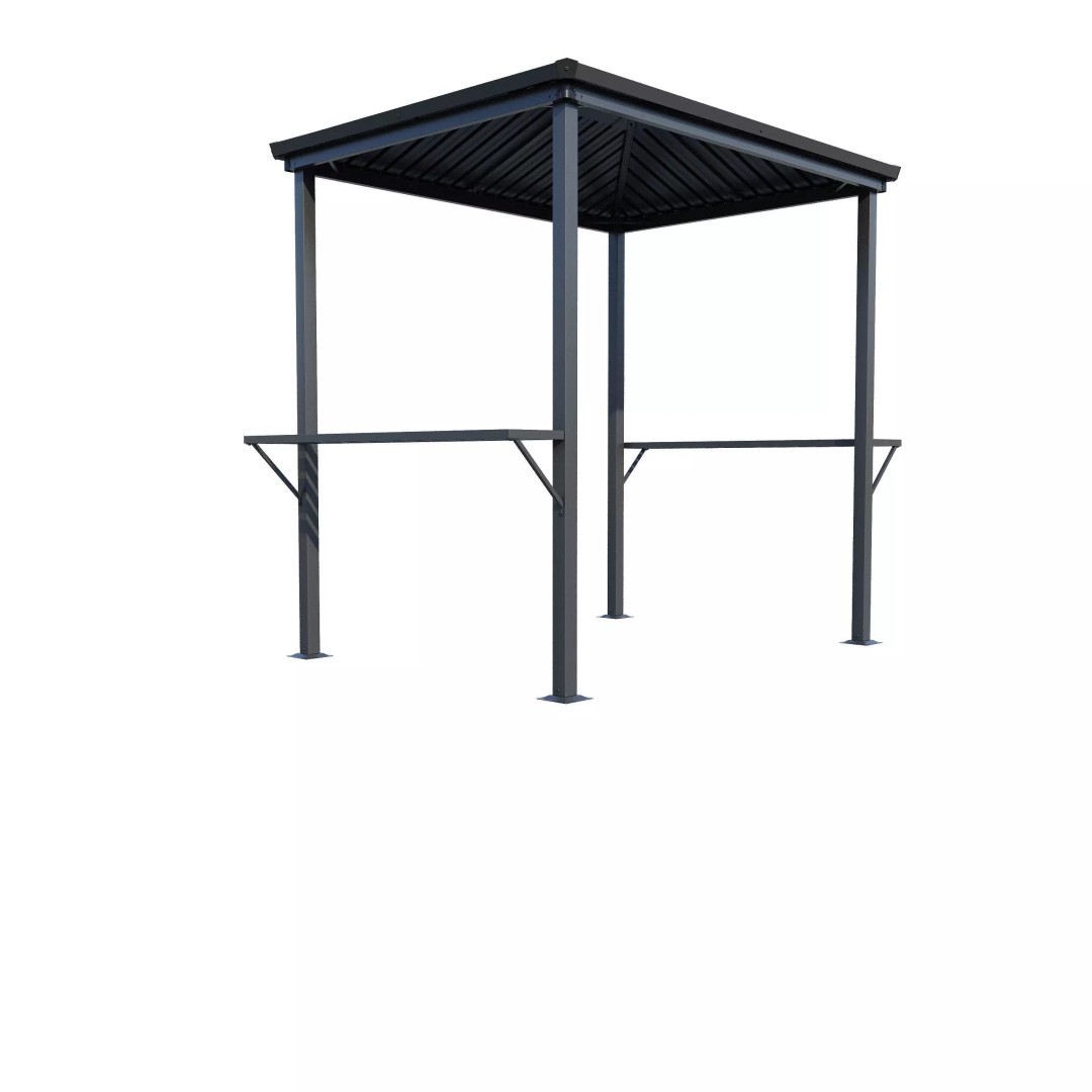 Terni Garden Point Mini Gazebo 3D Model – Modern Exterior Asset, FBX, V-Ray - View 11