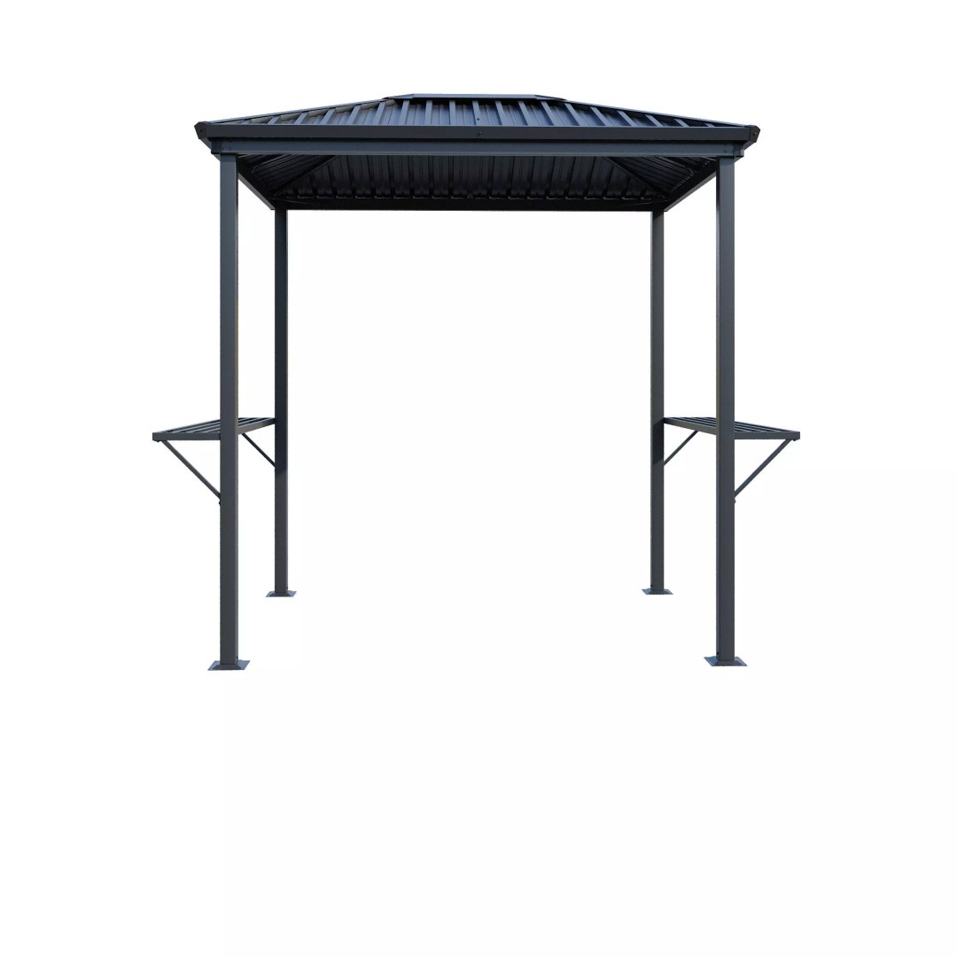 Terni Garden Point Mini Gazebo 3D Model – Modern Exterior Asset, FBX, V-Ray - View 13