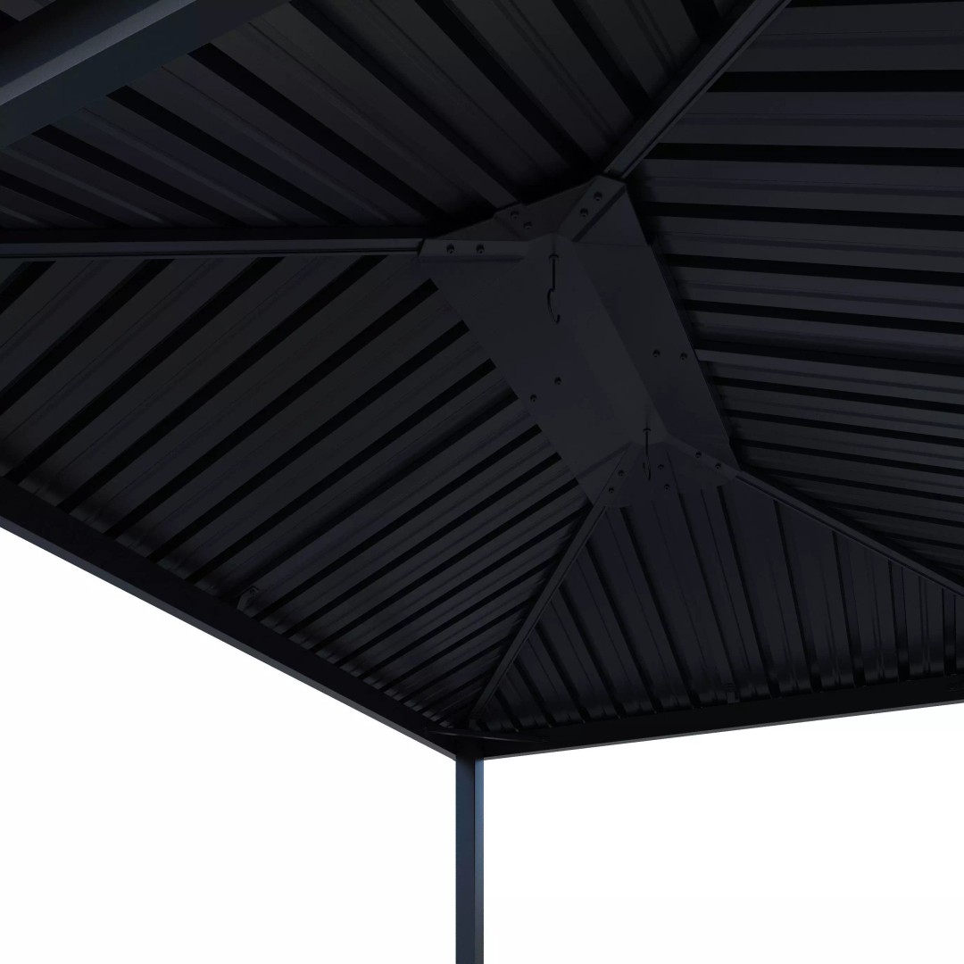 Terni Garden Point Mini Gazebo 3D Model – Modern Exterior Asset, FBX, V-Ray - View 14