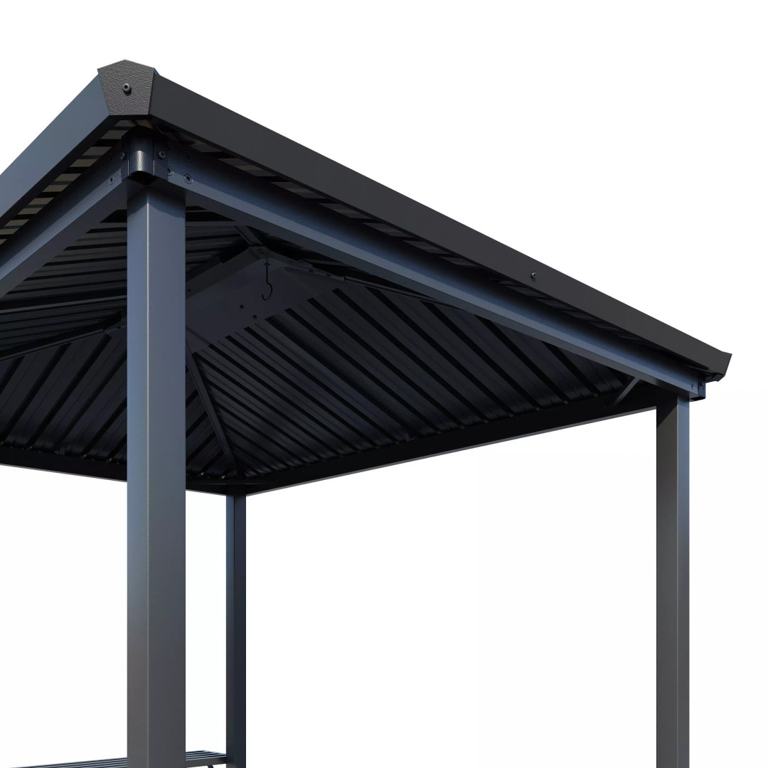 Terni Garden Point Mini Gazebo 3D Model – Modern Exterior Asset, FBX, V-Ray - View 15