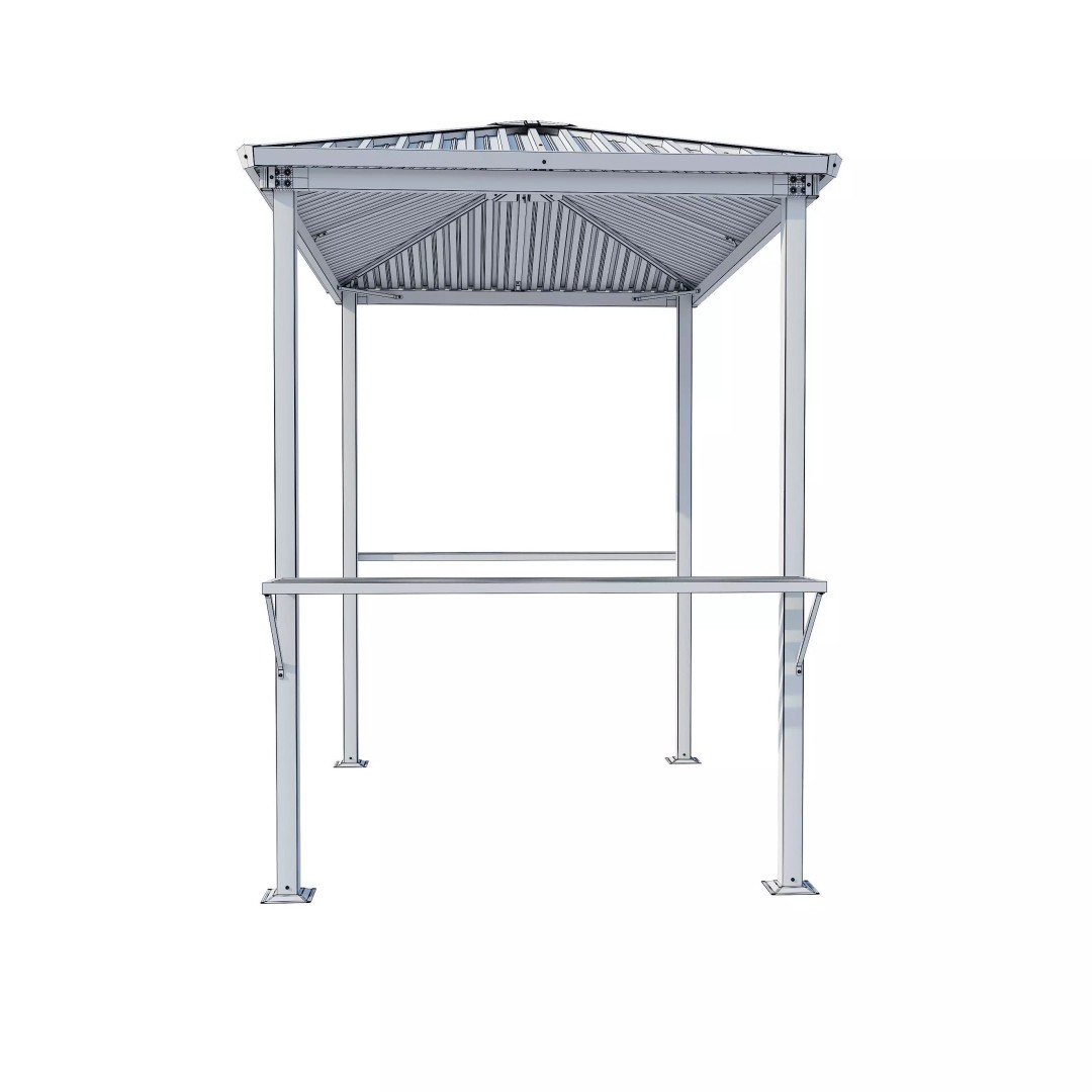 Terni Garden Point Mini Gazebo 3D Model – Modern Exterior Asset, FBX, V-Ray - View 20