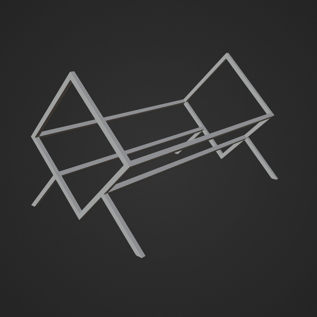 Vinyl Storage 3D Model – Realistic LP Organizer, Blender, FBX, OBJ - View 18