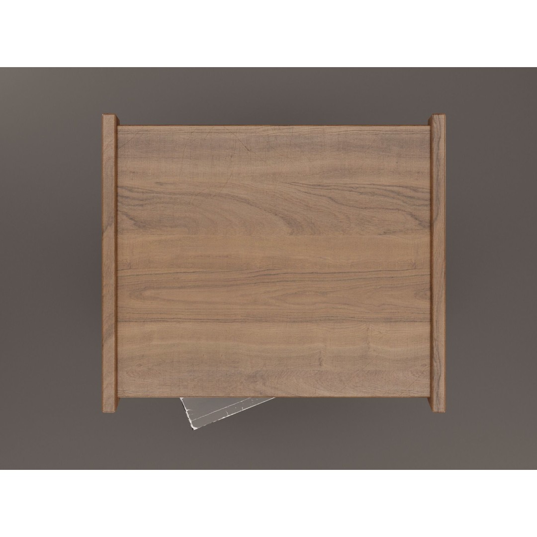 Vinyl Storage 3D Model – Realistic Furniture Unit, Blender, FBX, OBJ - View 10