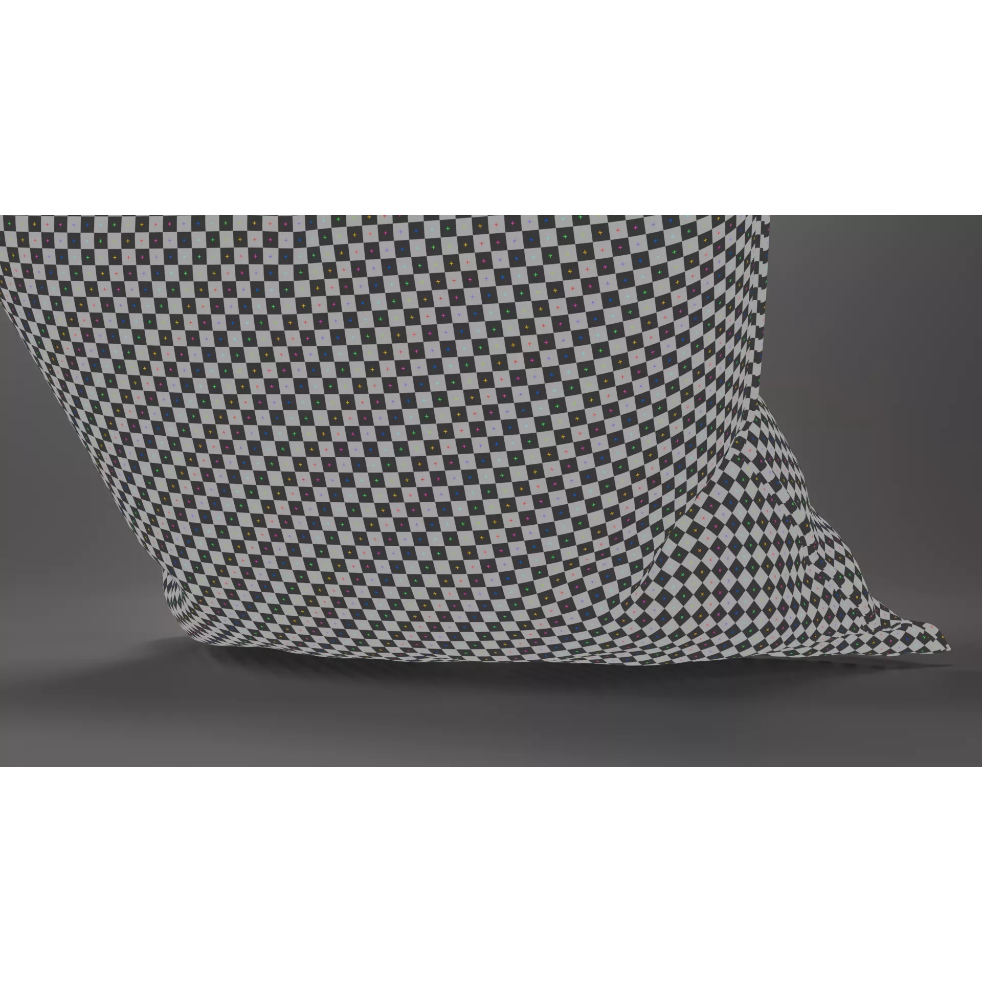 Linen Pillow - Game-Ready 3D Model - View 11