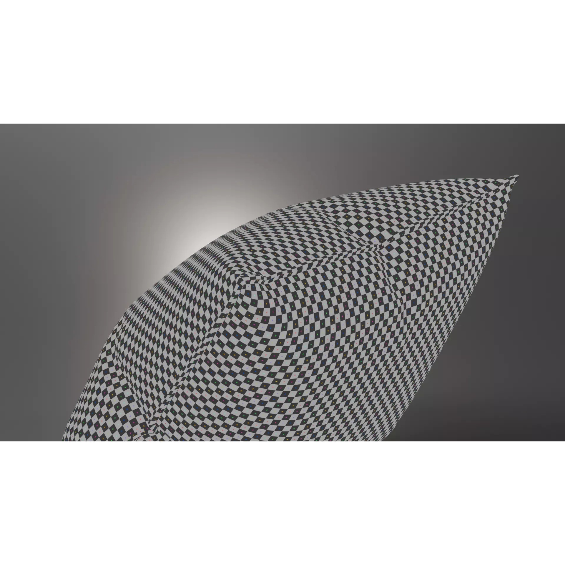 Linen Pillow - Game-Ready 3D Model - View 12