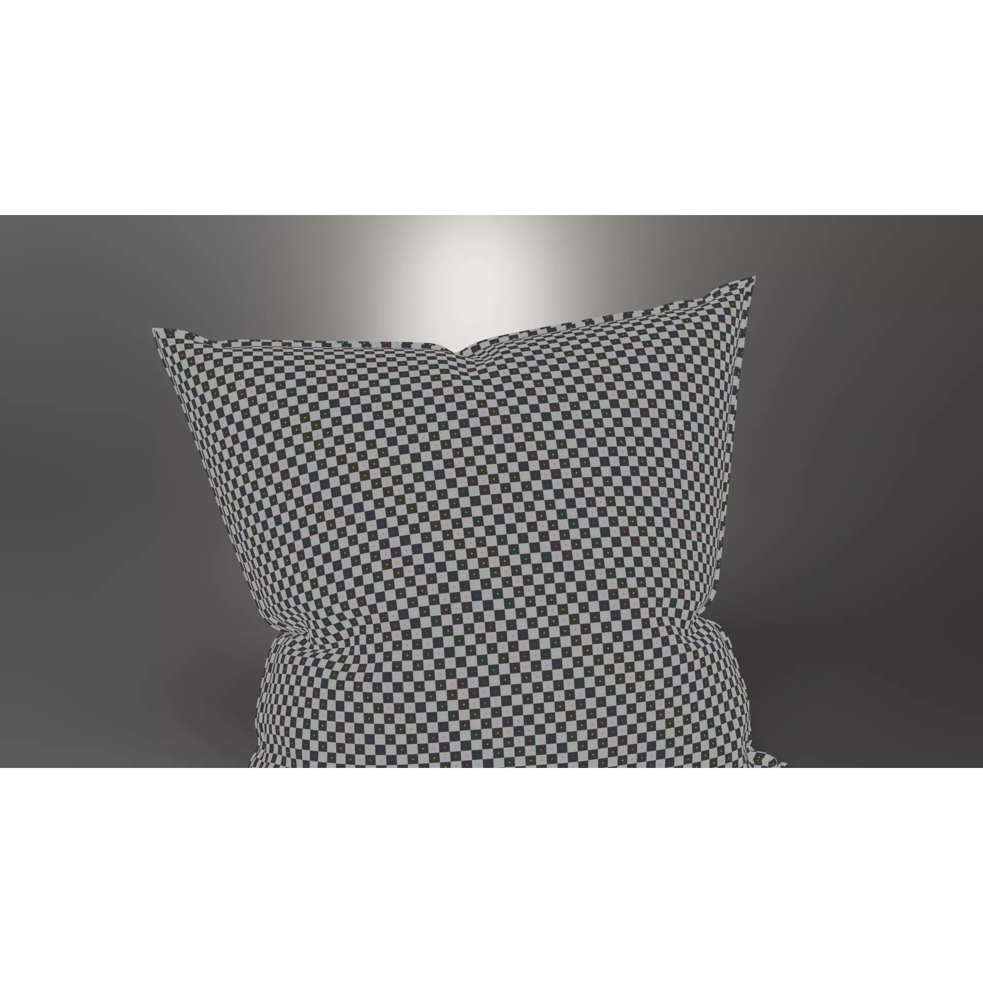 Linen Pillow - Game-Ready 3D Model - View 13