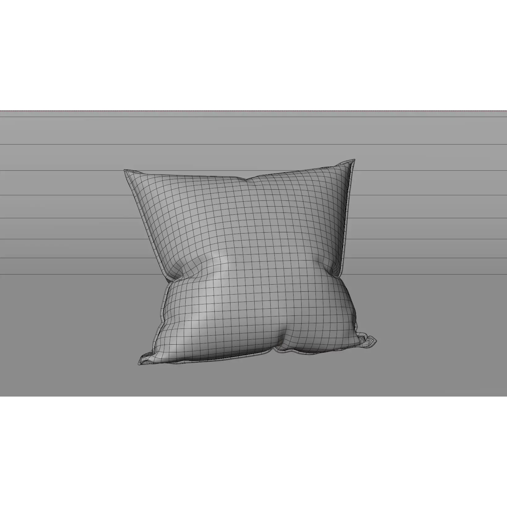 Linen Pillow - Game-Ready 3D Model - View 17