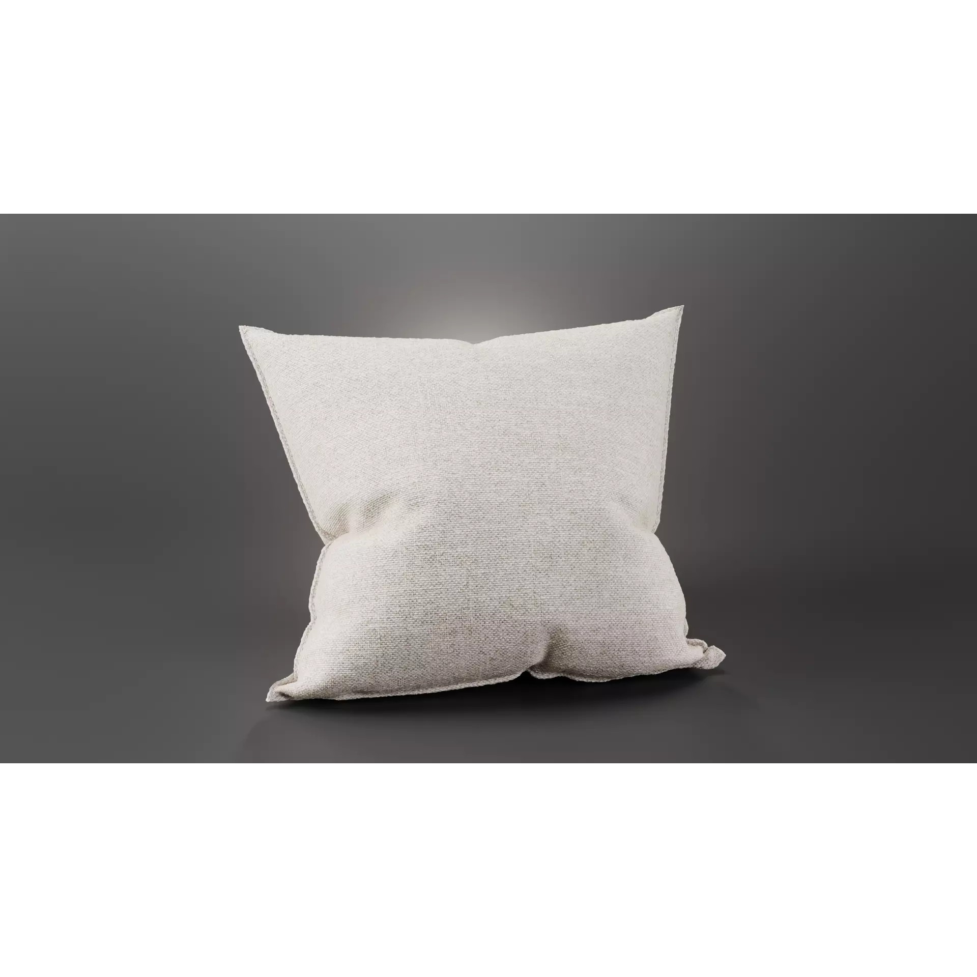 Linen Pillow - Game-Ready 3D Model - View 2