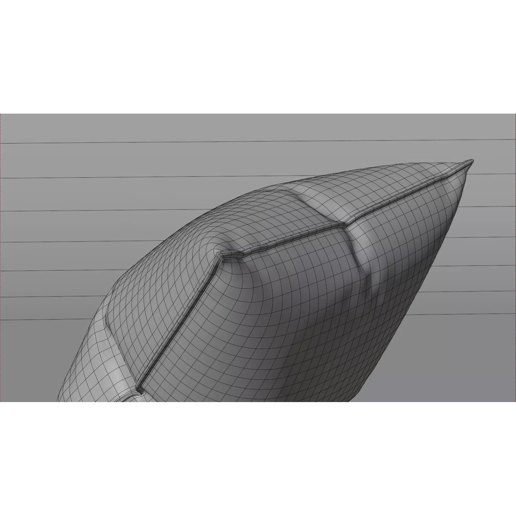 Linen Pillow - Game-Ready 3D Model - View 20