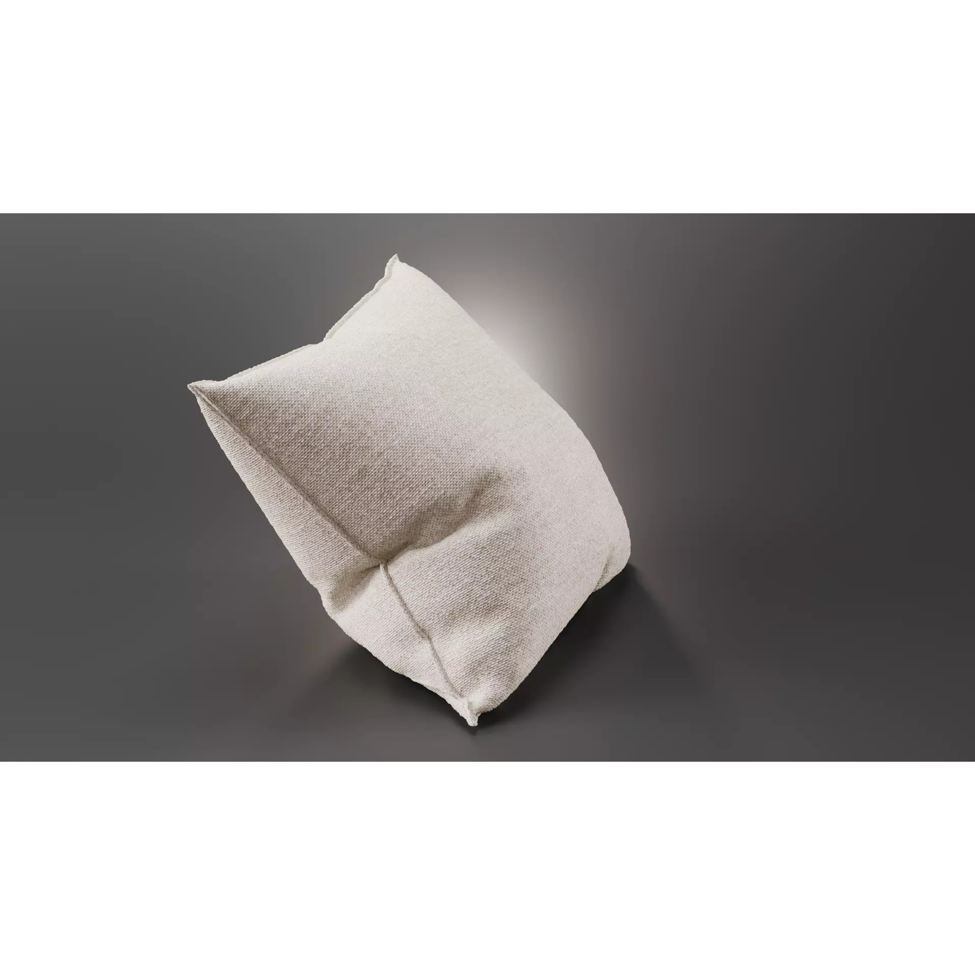 Linen Pillow - Game-Ready 3D Model - View 3