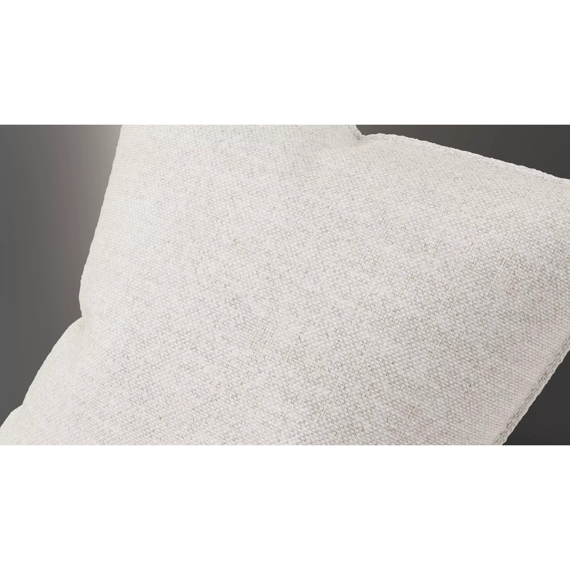 Linen Pillow - Game-Ready 3D Model - View 7
