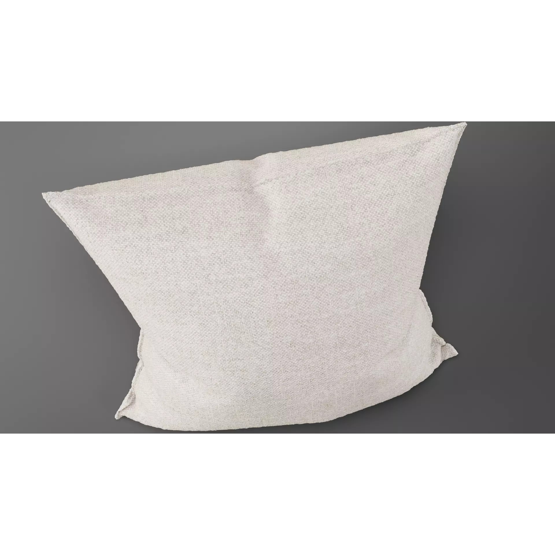 Linen Pillow - Game-Ready 3D Model - View 8