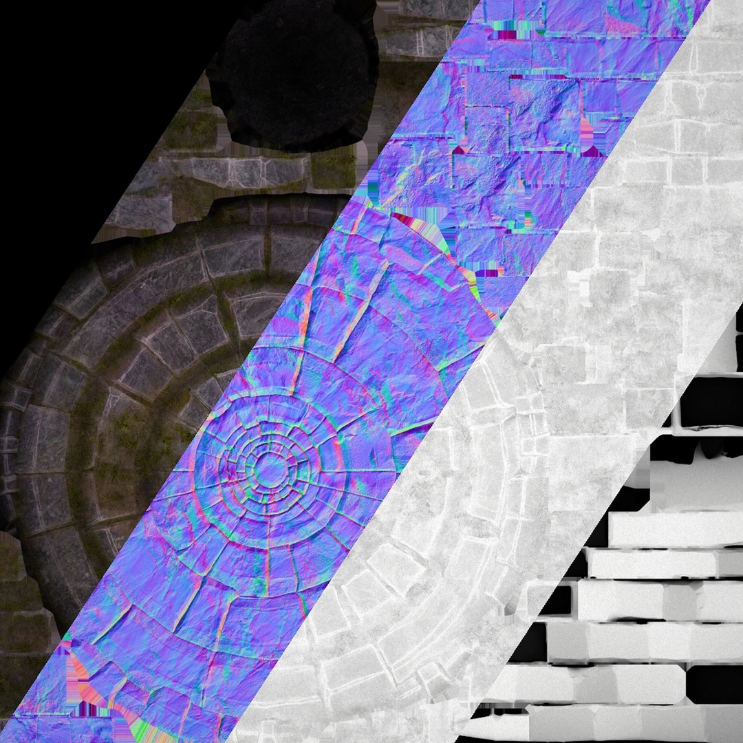 Medieval Portal Teleport 3D Model – Low Poly Game Asset, PBR, FBX - View 34