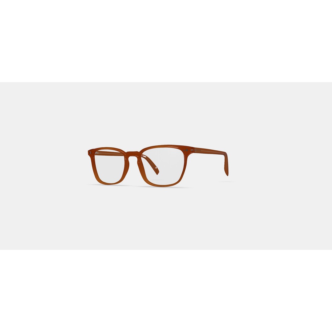 Elias Eyeglasses 3D Model – Cacao Crystal PBR Asset, Game Ready - View 13