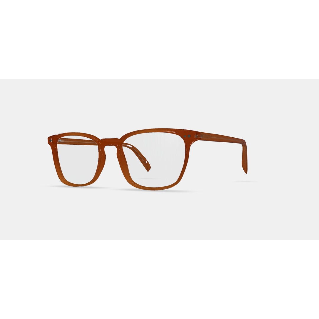 Elias Eyeglasses 3D Model – Cacao Crystal PBR Asset, Game Ready - View 14