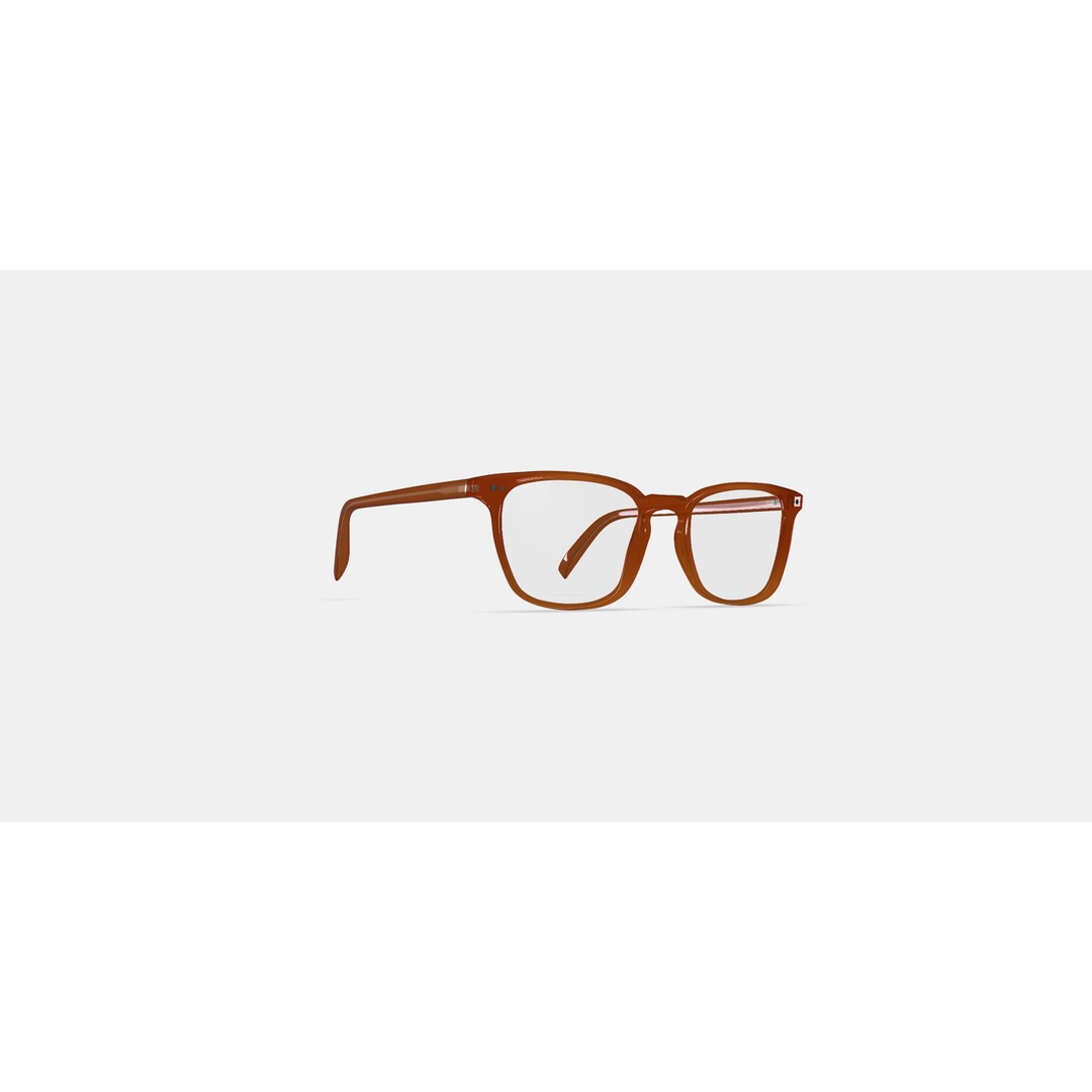 Elias Eyeglasses 3D Model – Cacao Crystal PBR Asset, Game Ready - View 7