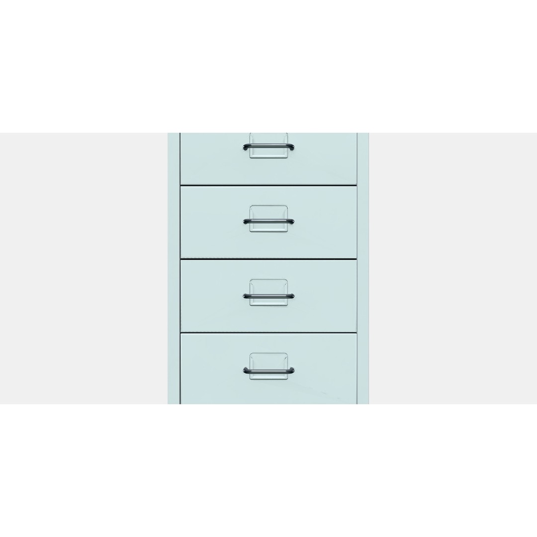 HELMER Drawer Unit 3D Model – Compact Furniture for Office, FBX - View 12