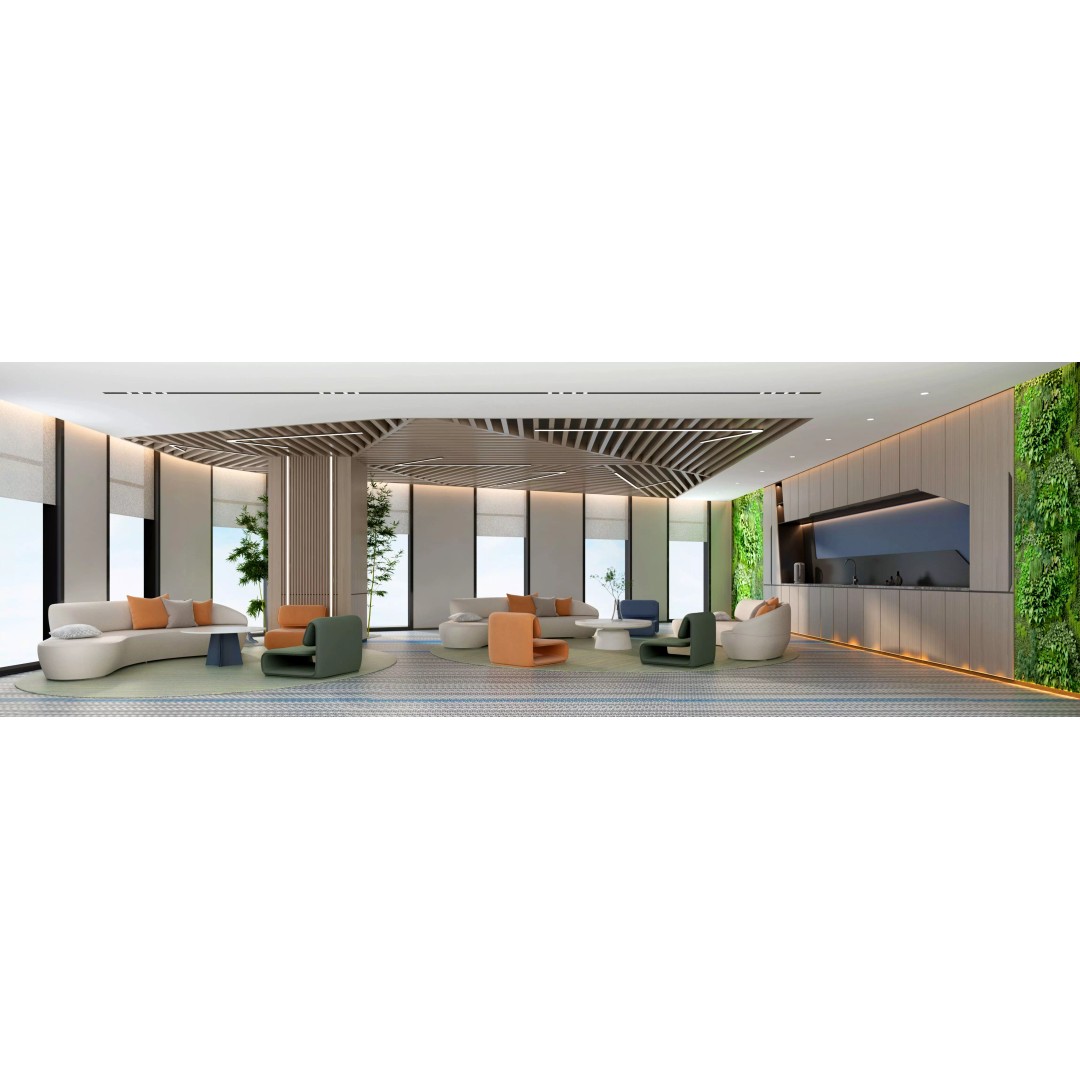 Office Interior 3D Model – Realistic Workspace, FBX, OBJ Formats - View 2