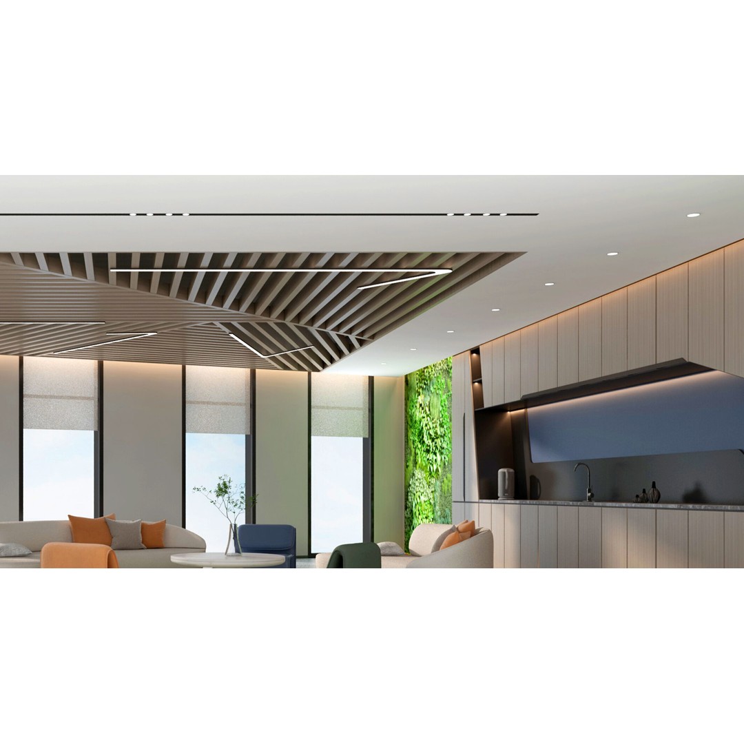 Office Interior 3D Model – Realistic Workspace, FBX, OBJ Formats - View 4
