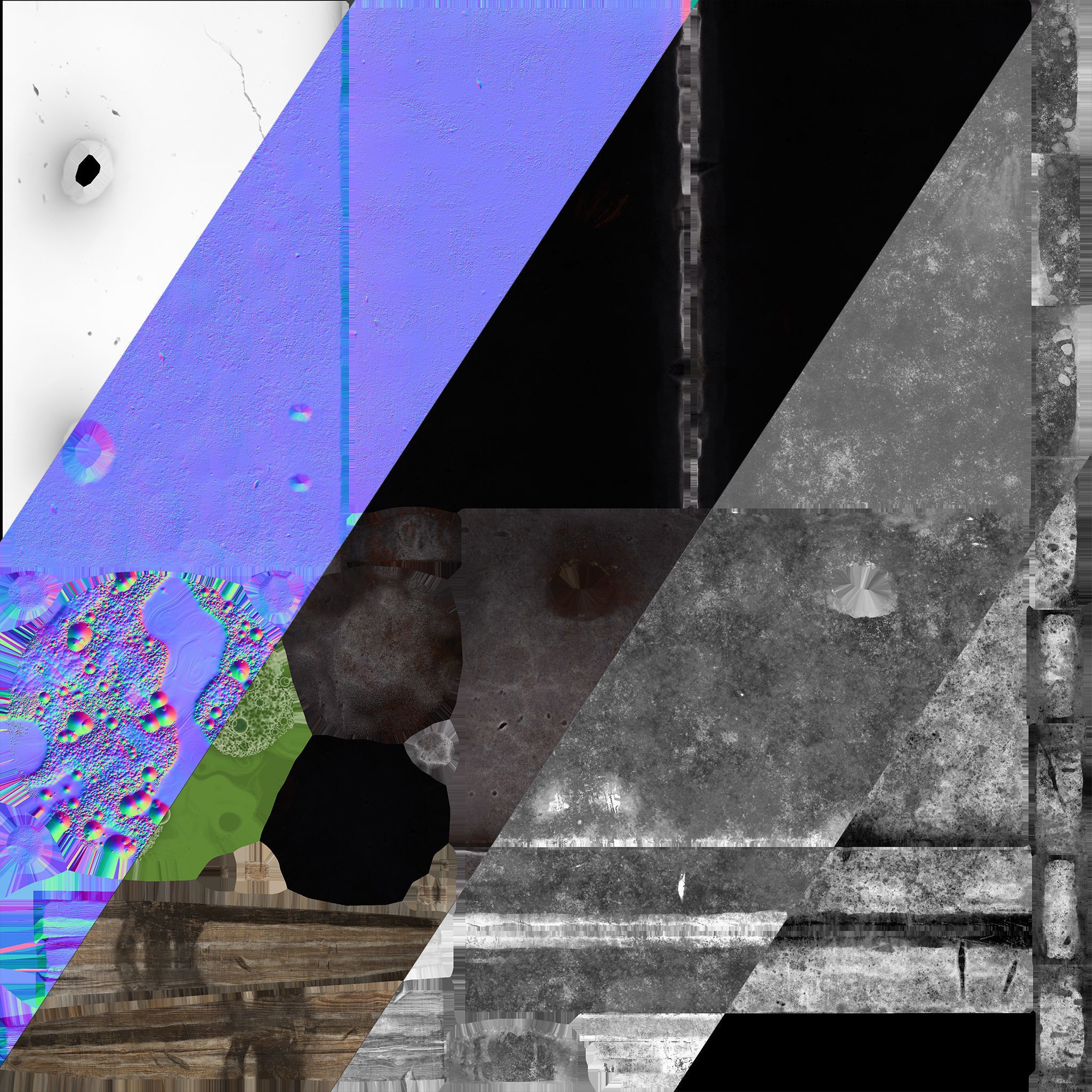 Medieval Laboratory Furniture Set - Low-Poly Game-Ready 3D Model - View 17