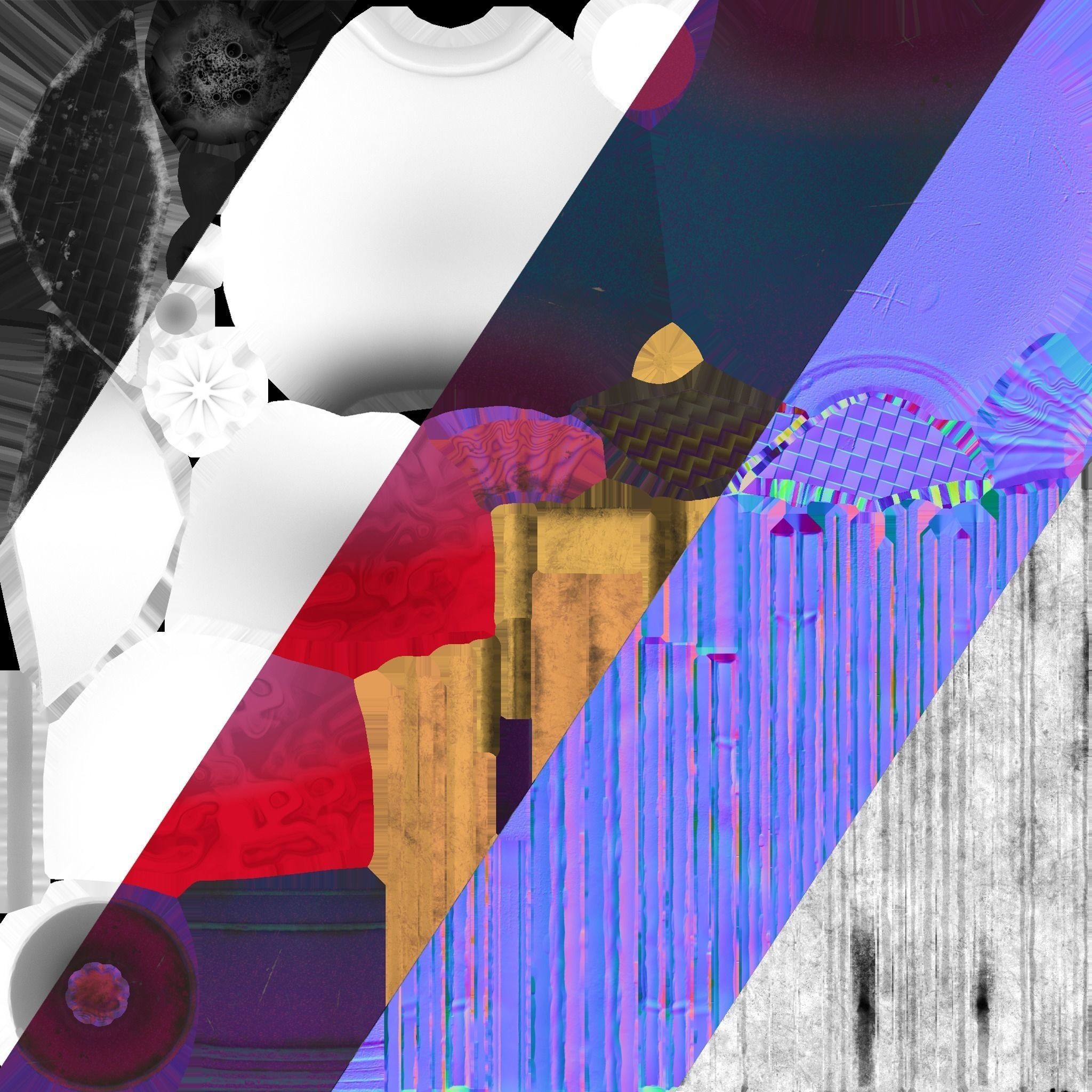 Medieval Laboratory Furniture Set - Low-Poly Game-Ready 3D Model - View 24