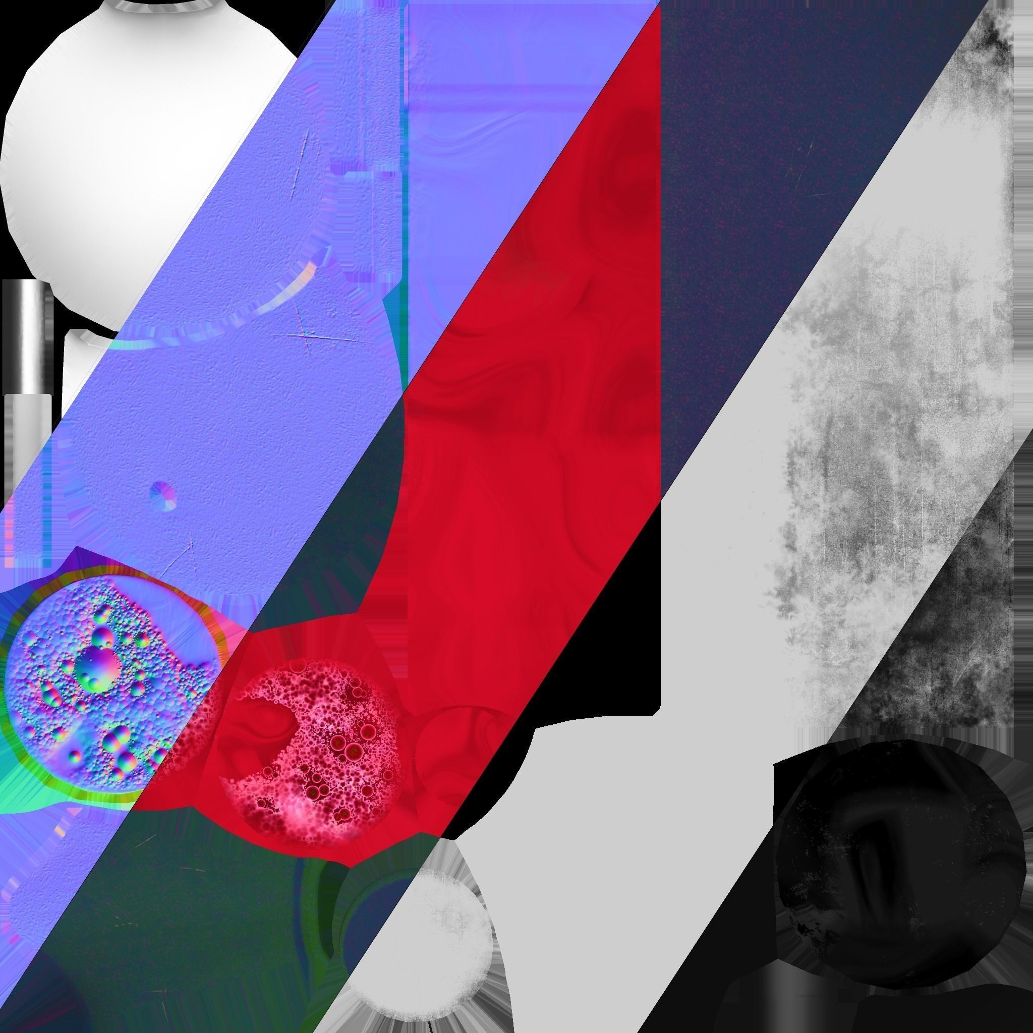 Medieval Laboratory Furniture Set - Low-Poly Game-Ready 3D Model - View 38