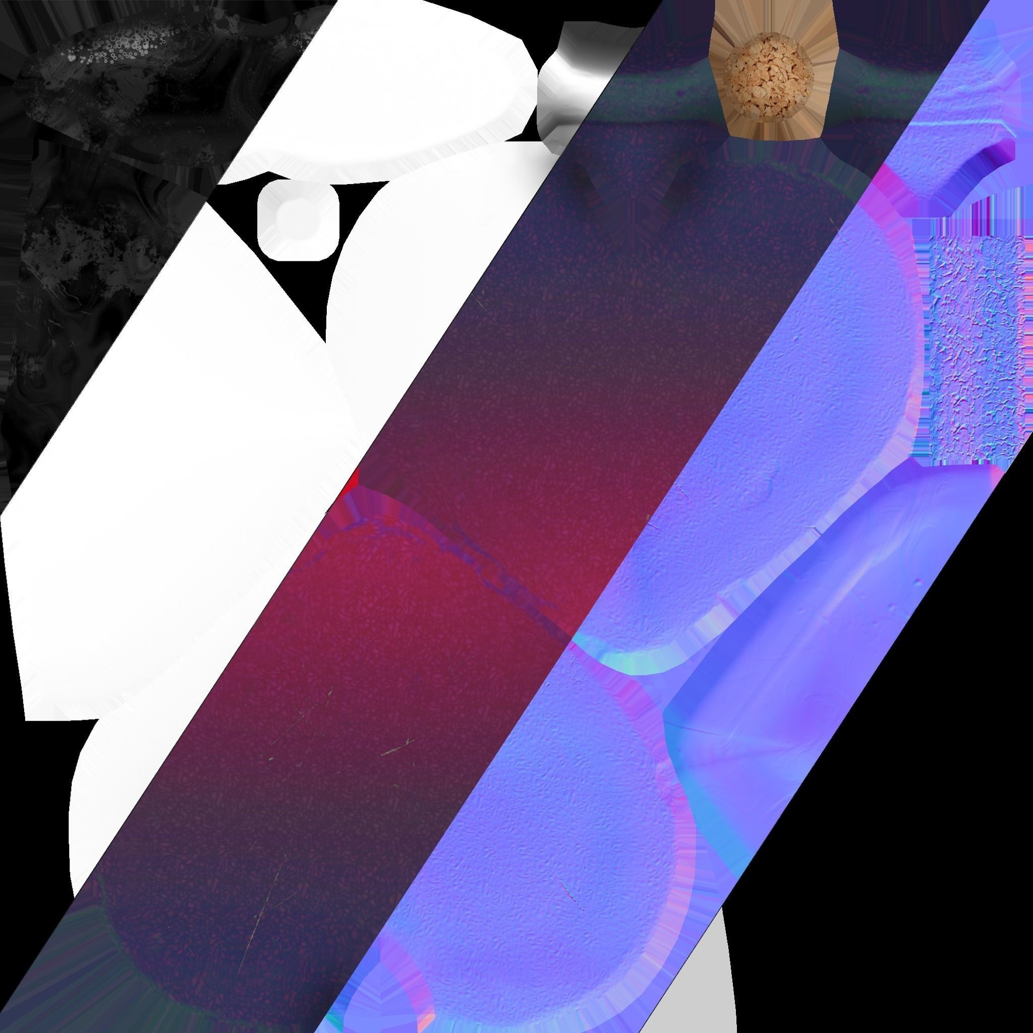 Medieval Laboratory Furniture Set - Low-Poly Game-Ready 3D Model - View 41