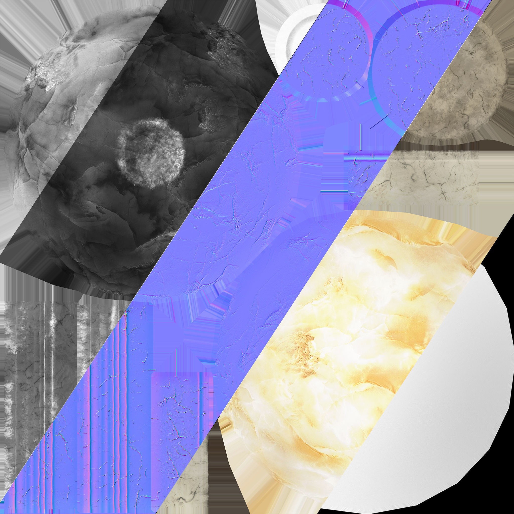 Medieval Laboratory Furniture Set - Low-Poly Game-Ready 3D Model - View 61