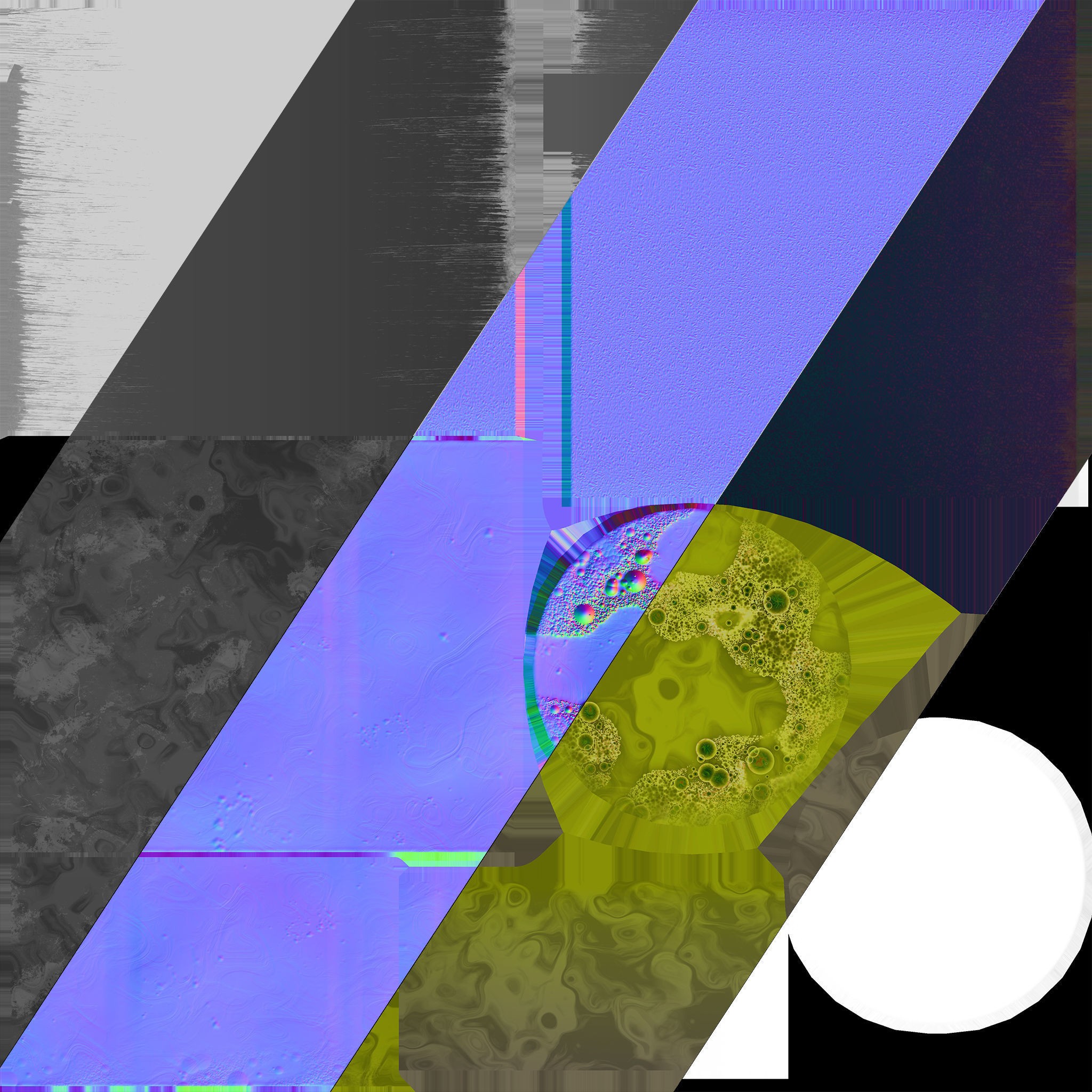 Medieval Laboratory Furniture Set - Low-Poly Game-Ready 3D Model - View 7