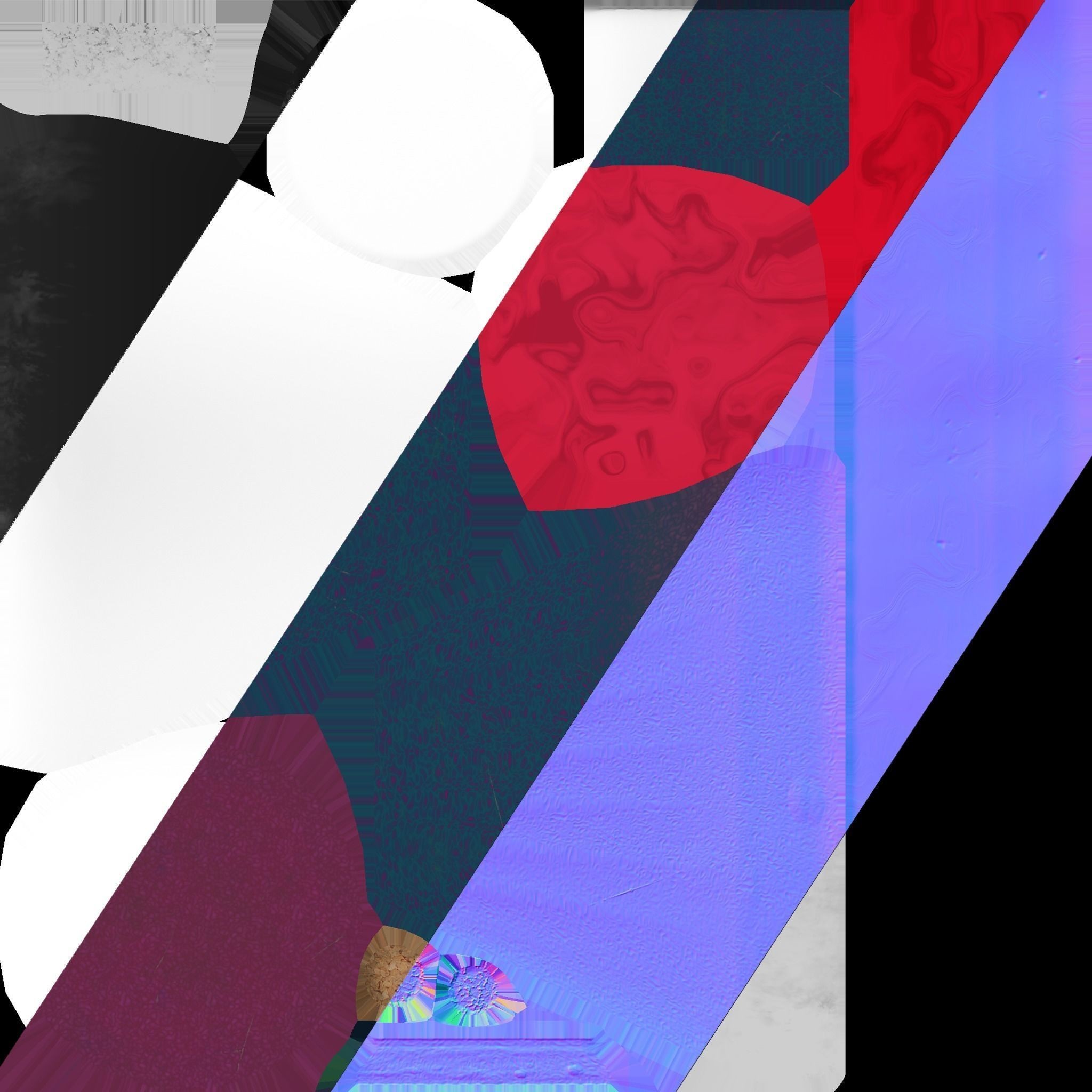 Medieval Laboratory Furniture Set - Low-Poly Game-Ready 3D Model - View 74