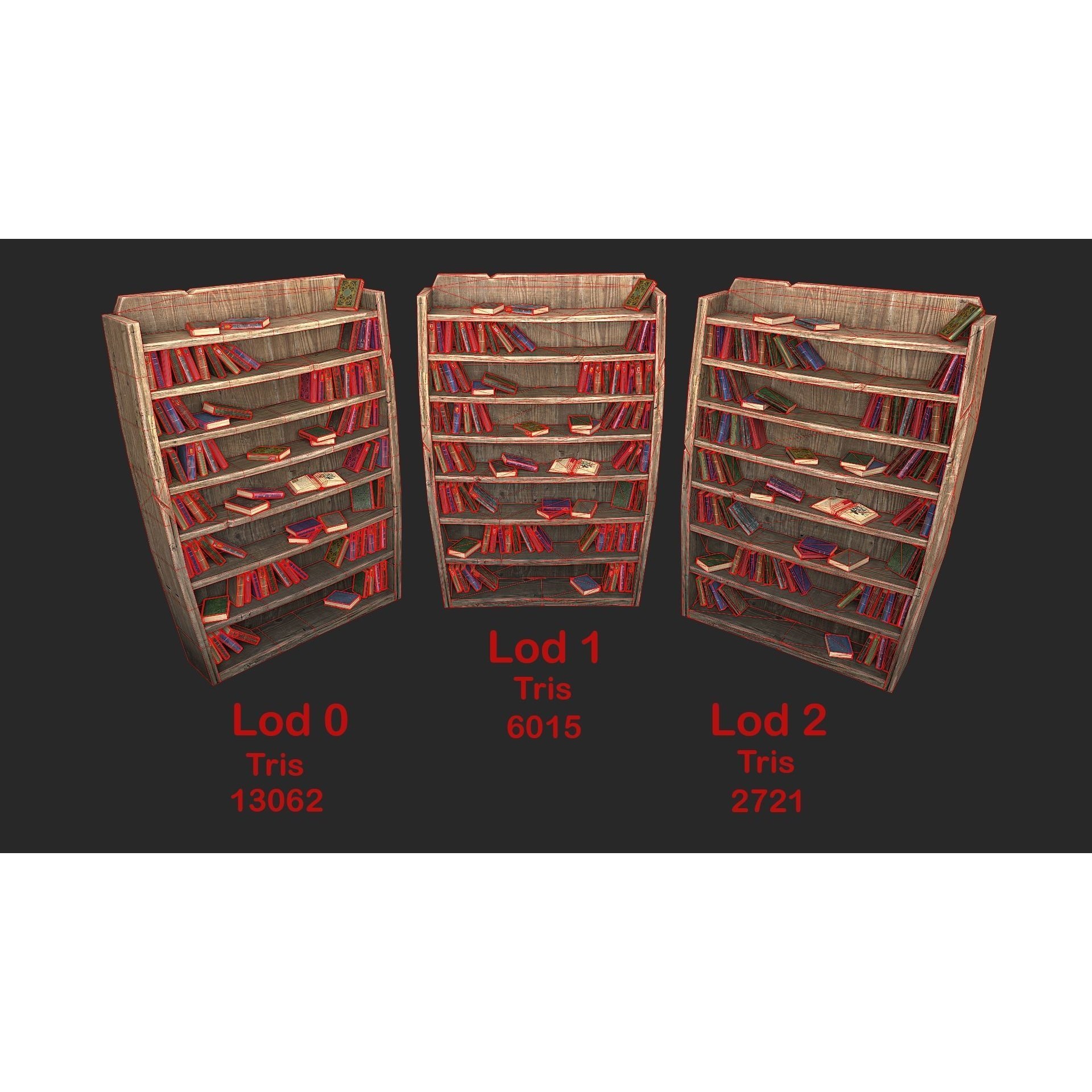 Medieval Laboratory Furniture Set - Low-Poly Game-Ready 3D Model - View 77