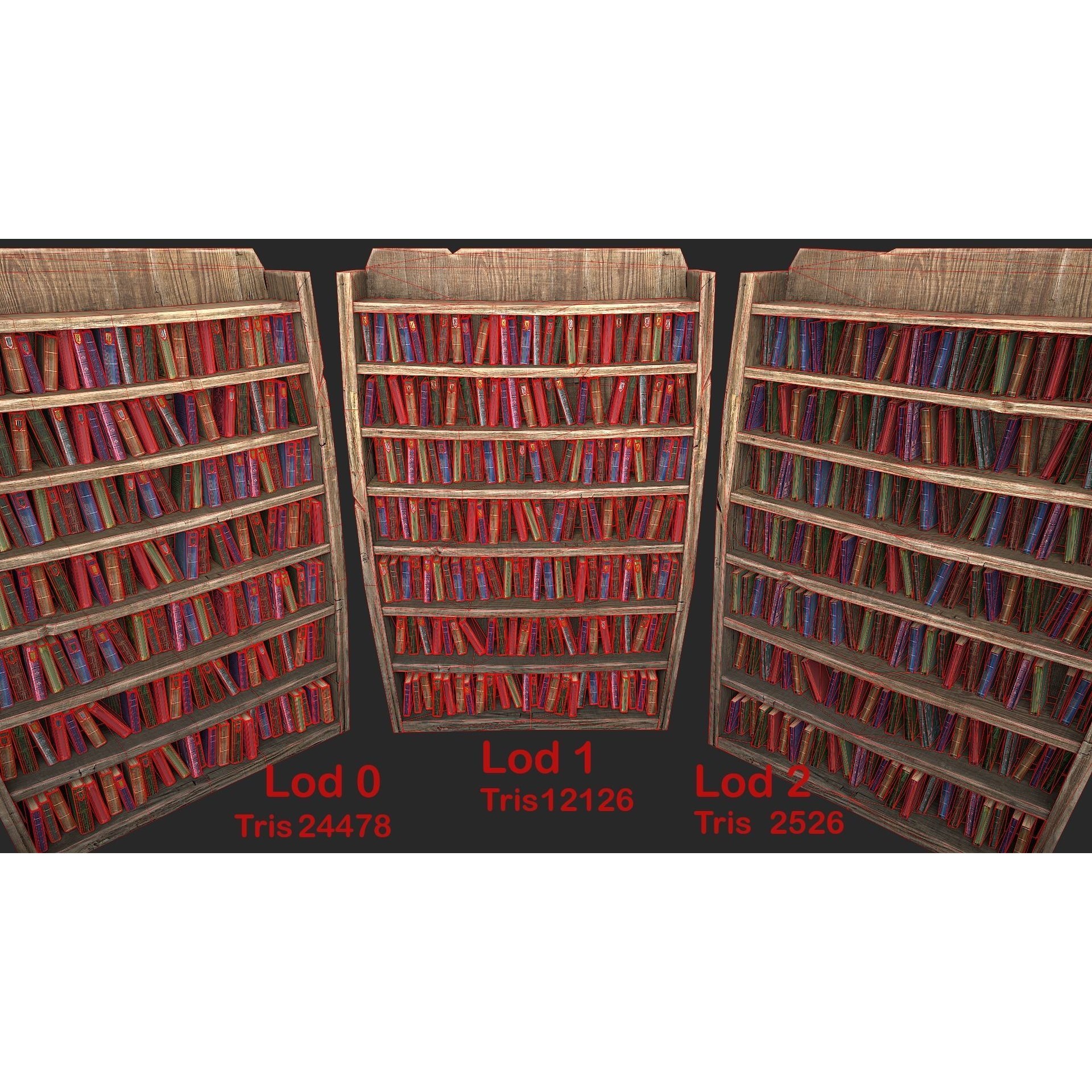 Medieval Laboratory Furniture Set - Low-Poly Game-Ready 3D Model - View 78