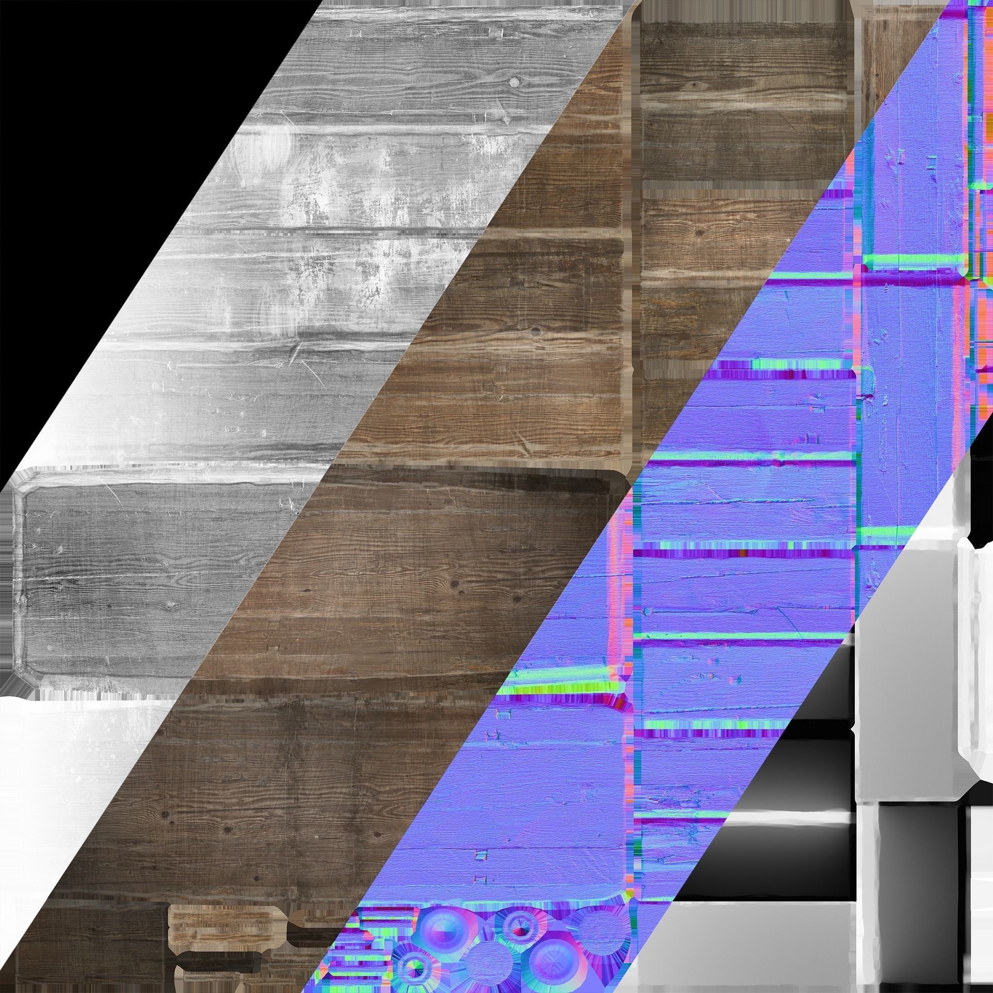 Medieval Laboratory Furniture Set - Low-Poly Game-Ready 3D Model - View 84