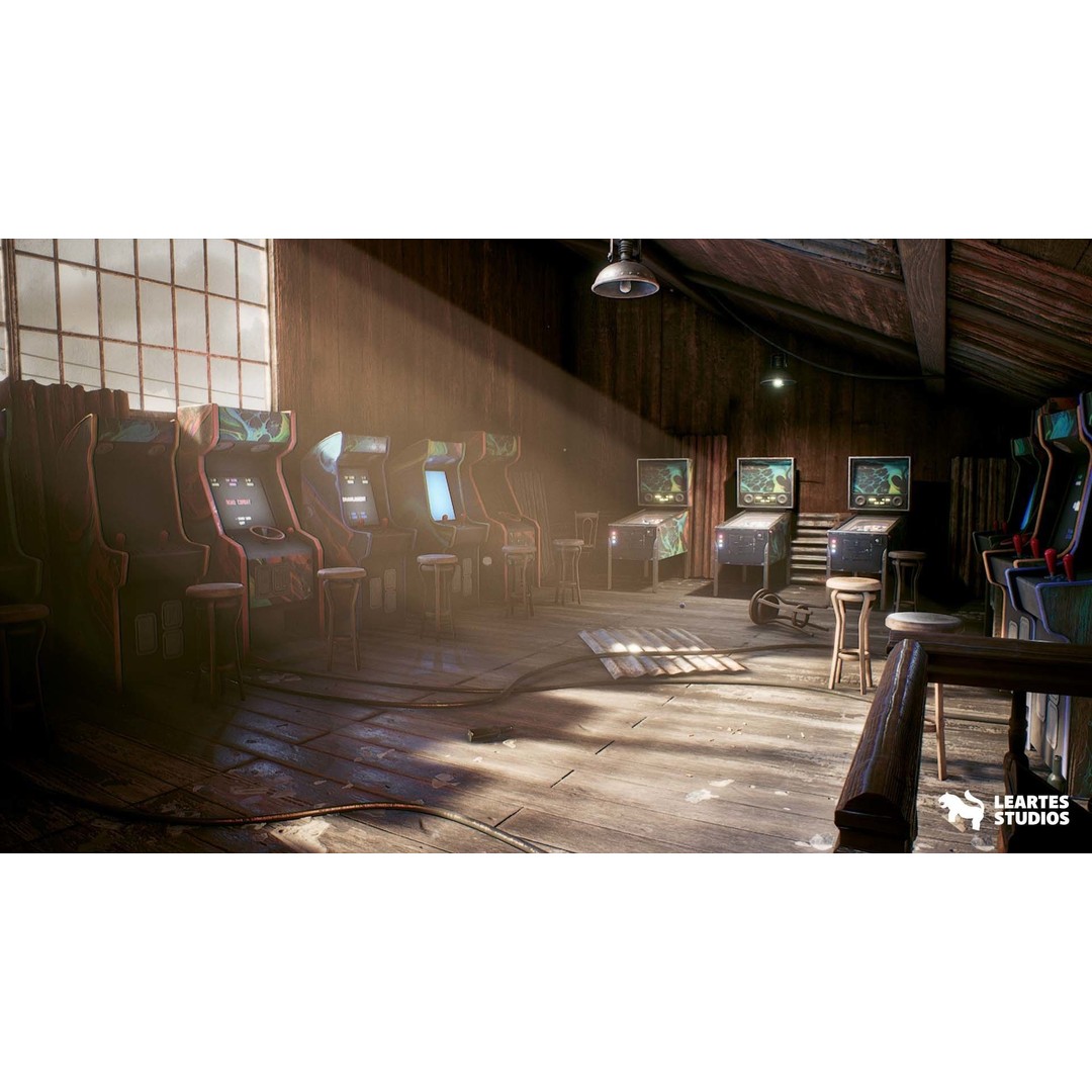 Retropunk Saloon Environment 3D Model – Low Poly Game Ready Asset, FBX - View 9