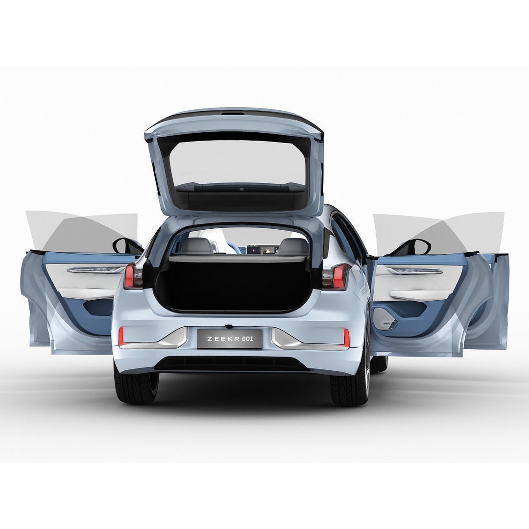 2022 ZEEKR 001 3D Model – High Detail Sport Car, FBX, Blender - View 15