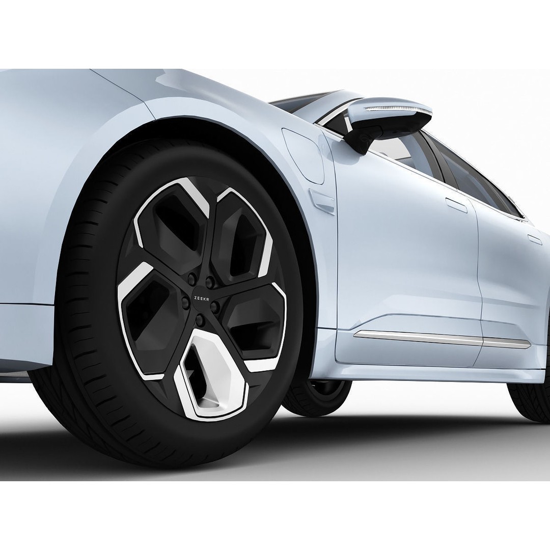 2022 ZEEKR 001 3D Model – High Detail Sport Car, FBX, Blender - View 17