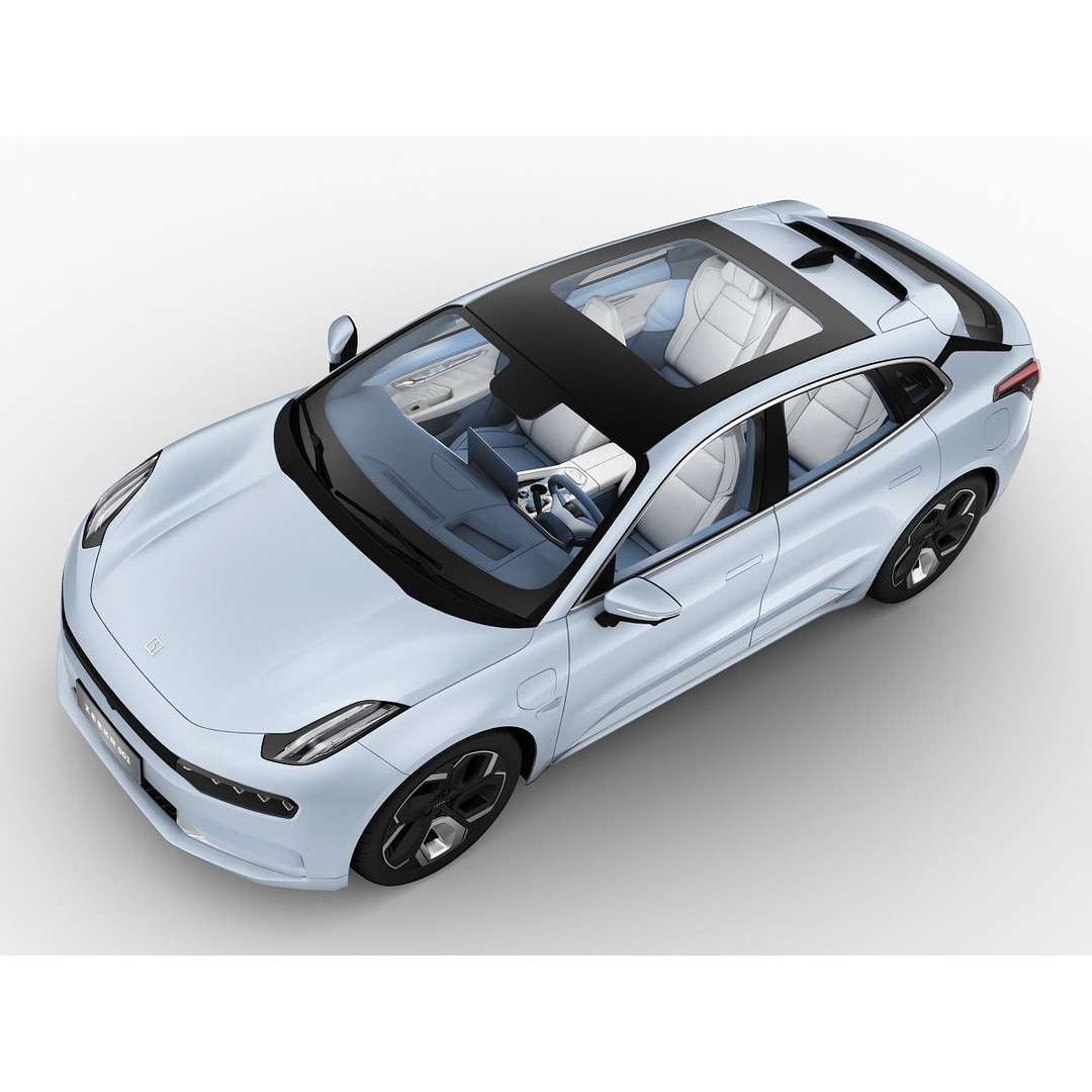 2022 ZEEKR 001 3D Model – High Detail Sport Car, FBX, Blender - View 23