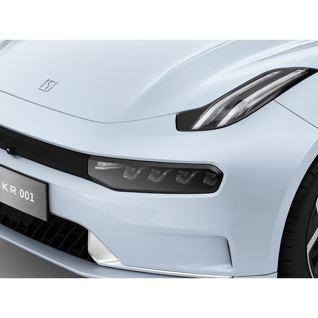 2022 ZEEKR 001 3D Model – High Detail Sport Car, FBX, Blender - View 24
