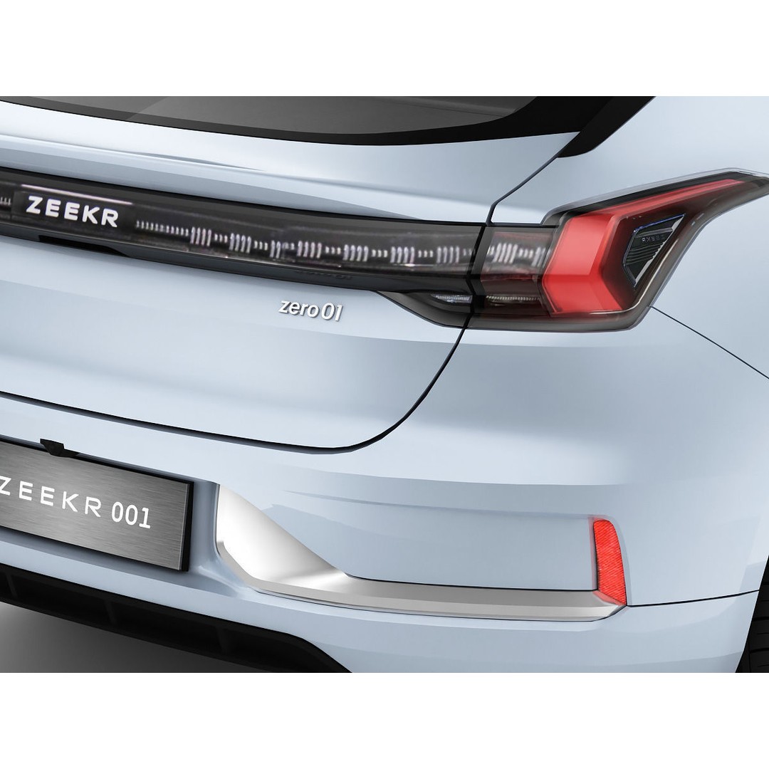 2022 ZEEKR 001 3D Model – High Detail Sport Car, FBX, Blender - View 25