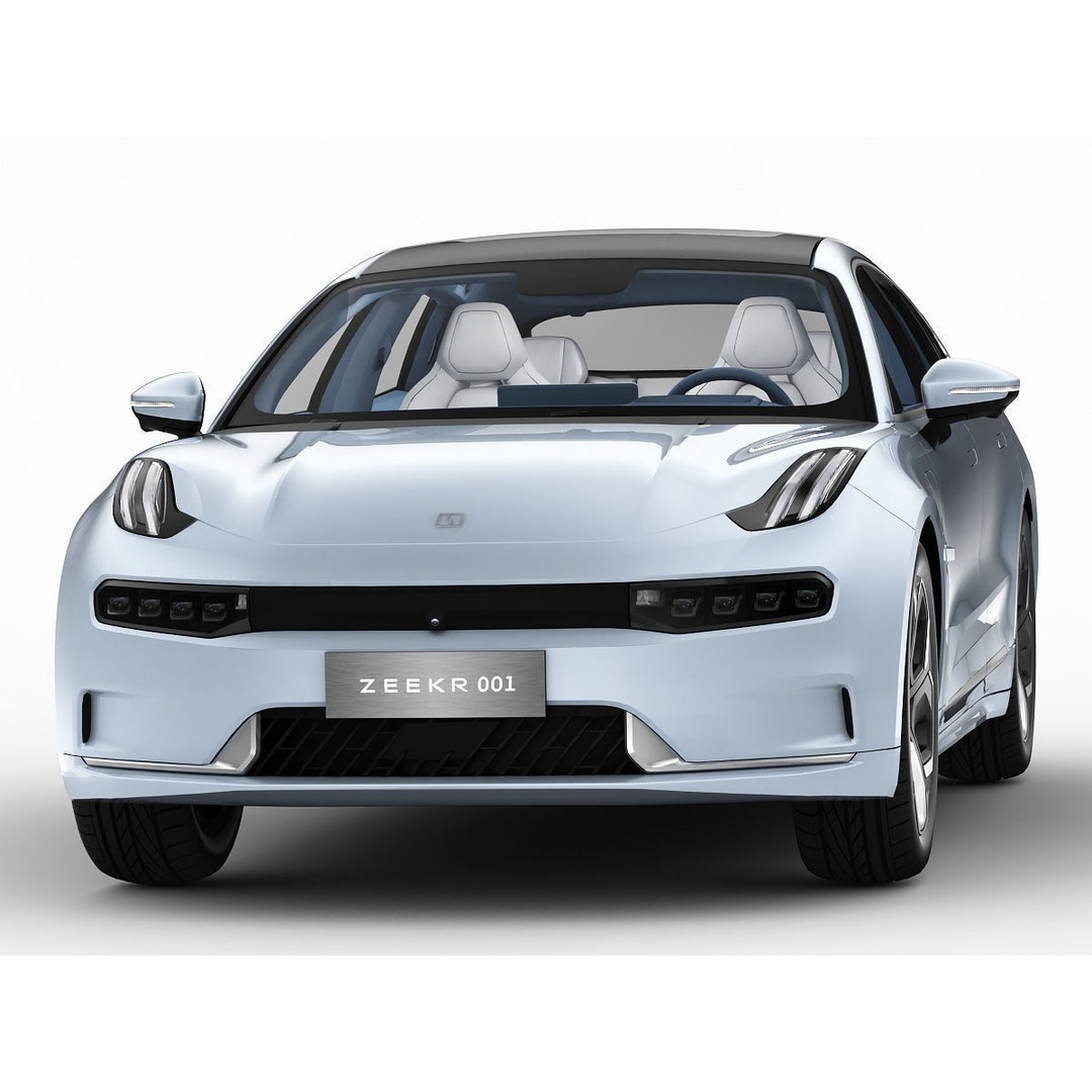 2022 ZEEKR 001 3D Model – High Detail Sport Car, FBX, Blender - View 27
