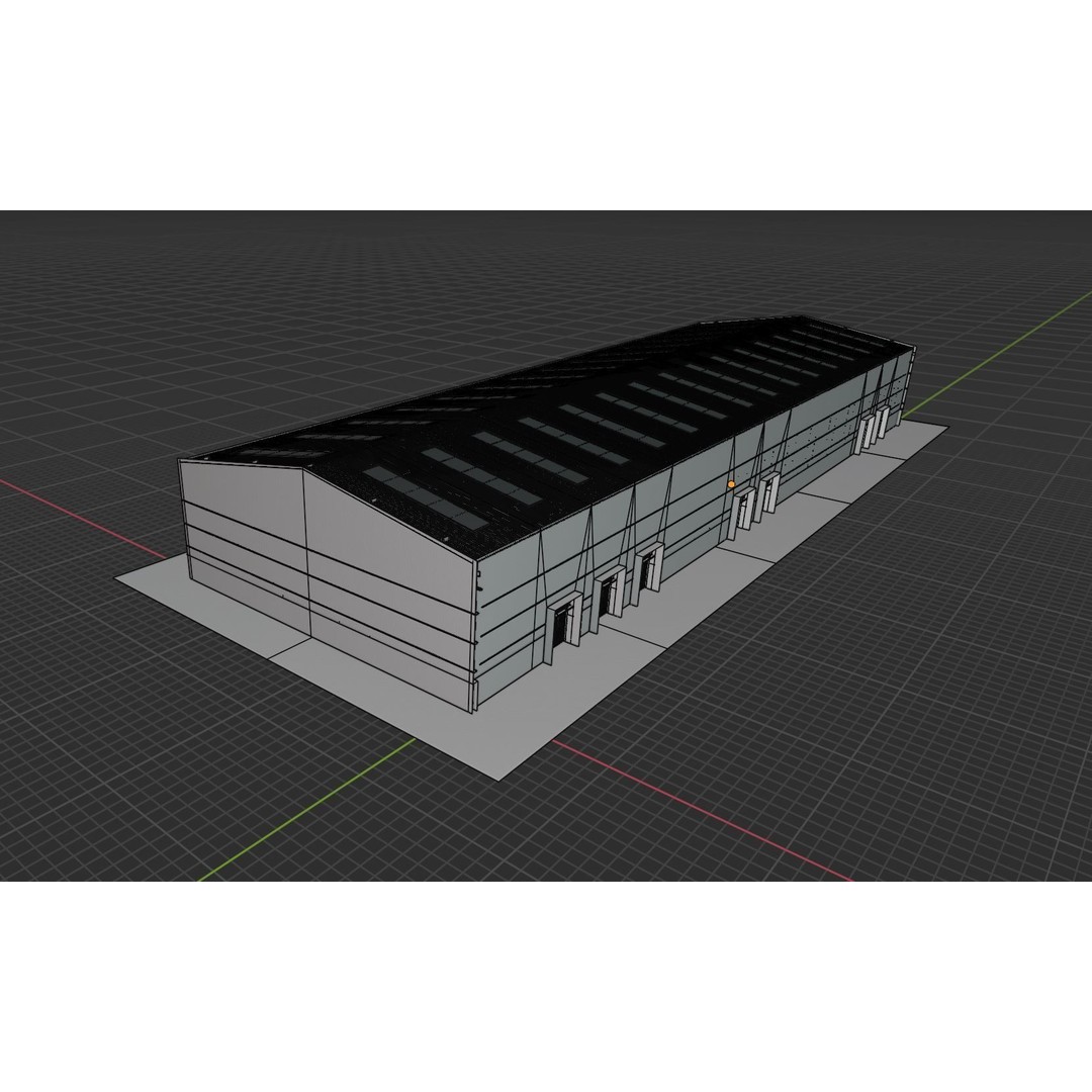 Industrial Warehouse Interior 3D Model – Low Poly Textured Asset for Unreal Engine 5 - View 32