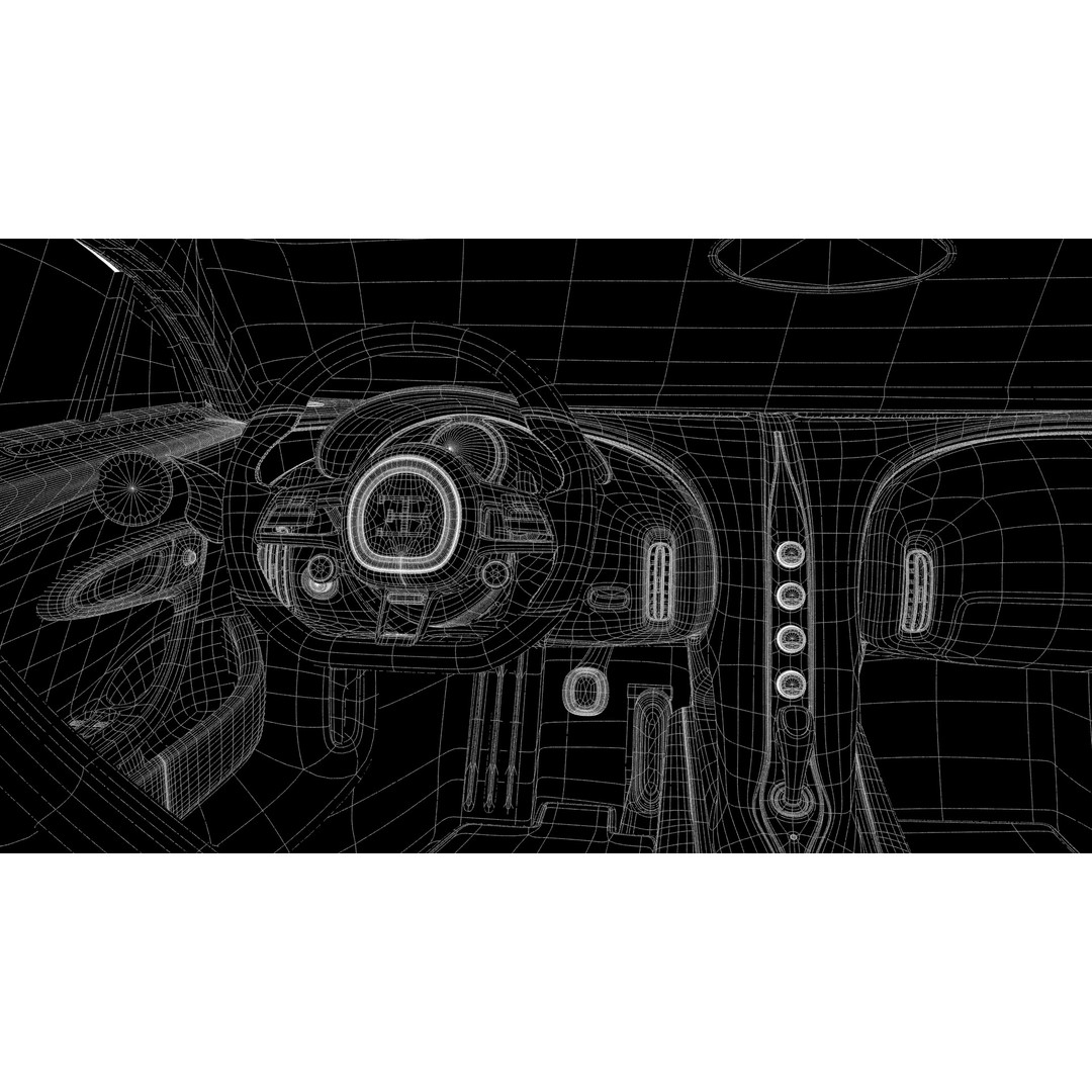 Bugatti Chiron 3D Model – Rigged Game-Ready Asset, FBX, OBJ