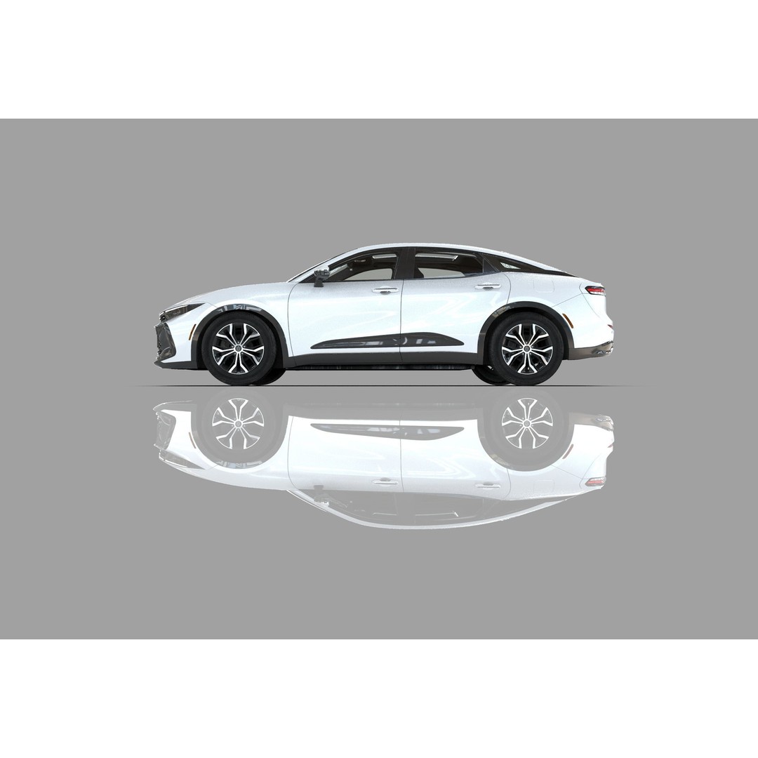 Toyota Crown Cross 2022 3D Model – High Poly Luxury Sedan, FBX, OBJ, Blender - View 31