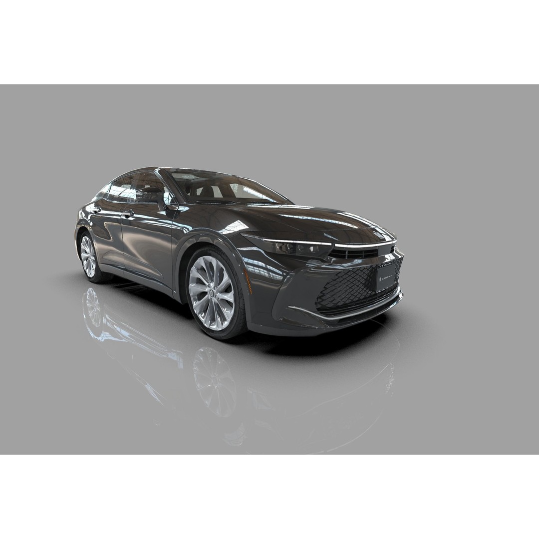 Toyota Crown Cross 2022 3D Model – High Poly Luxury Sedan, FBX, OBJ, Blender - View 37