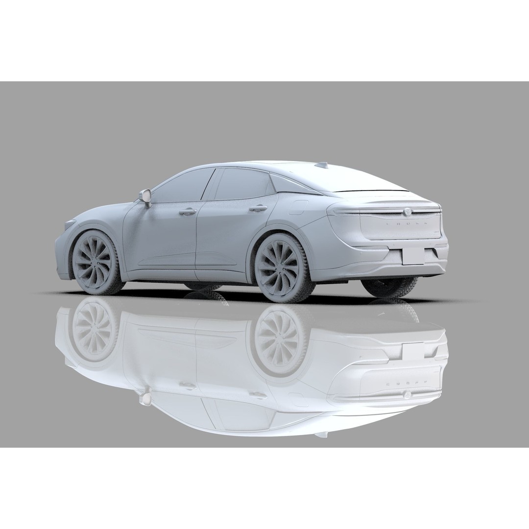 Toyota Crown Cross 2022 3D Model – High Poly Luxury Sedan, FBX, OBJ, Blender - View 51