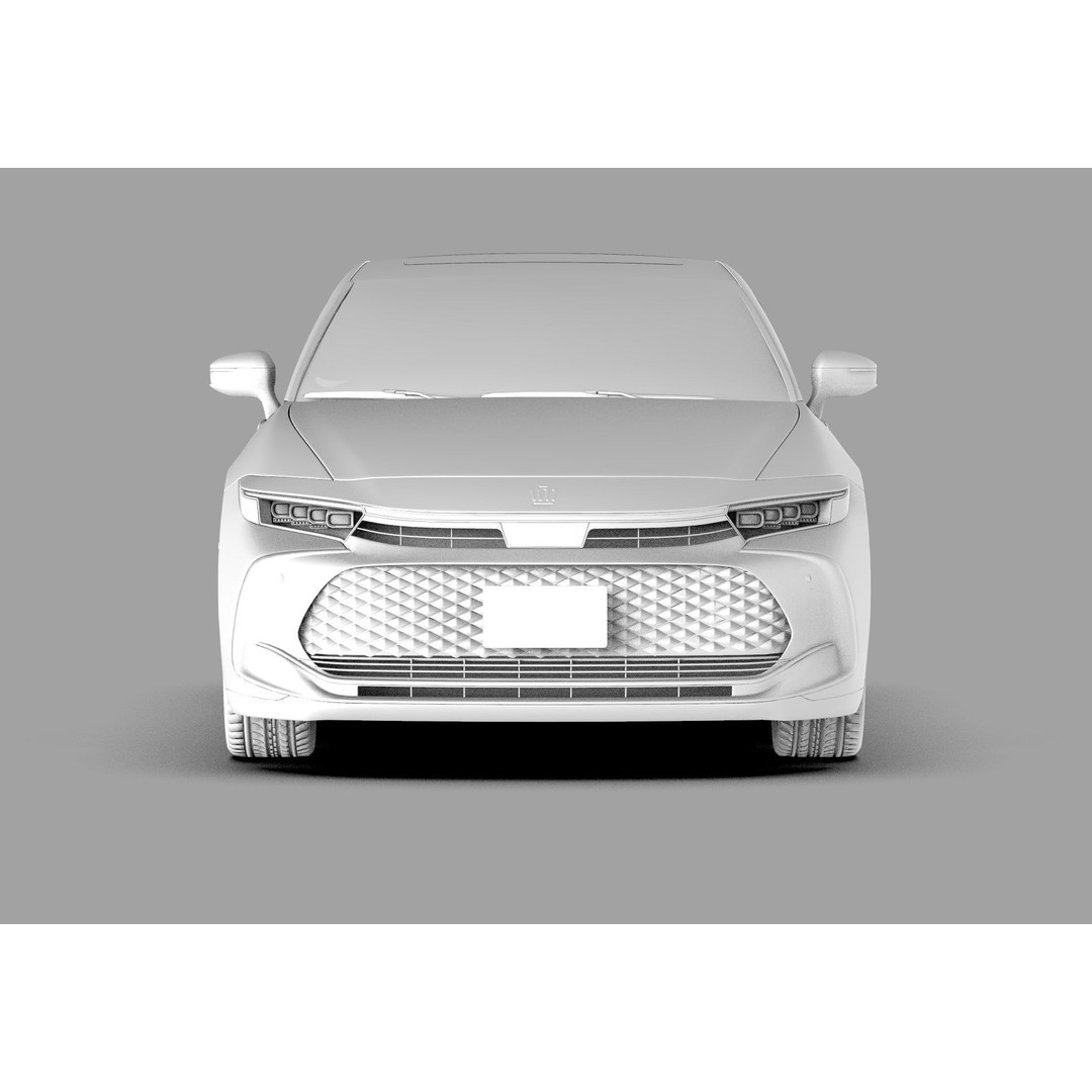 Toyota Crown Cross 2022 3D Model – High Poly Luxury Sedan, FBX, OBJ, Blender - View 52