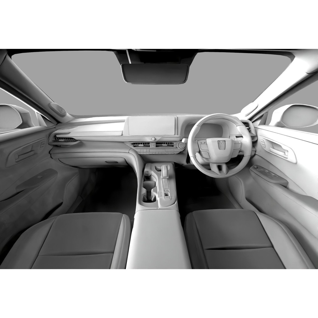 Toyota Crown Cross 2022 3D Model – High Poly Luxury Sedan, FBX, OBJ, Blender - View 59