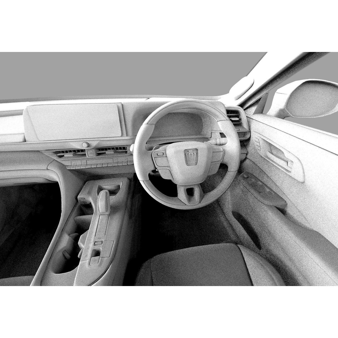 Toyota Crown Cross 2022 3D Model – High Poly Luxury Sedan, FBX, OBJ, Blender - View 60